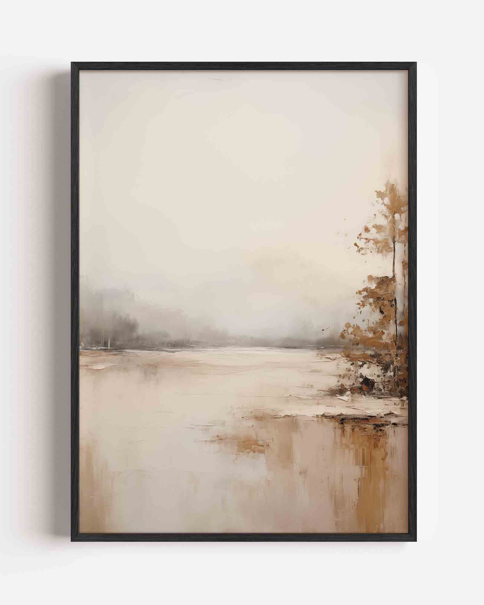 Landschap met bomen Poster