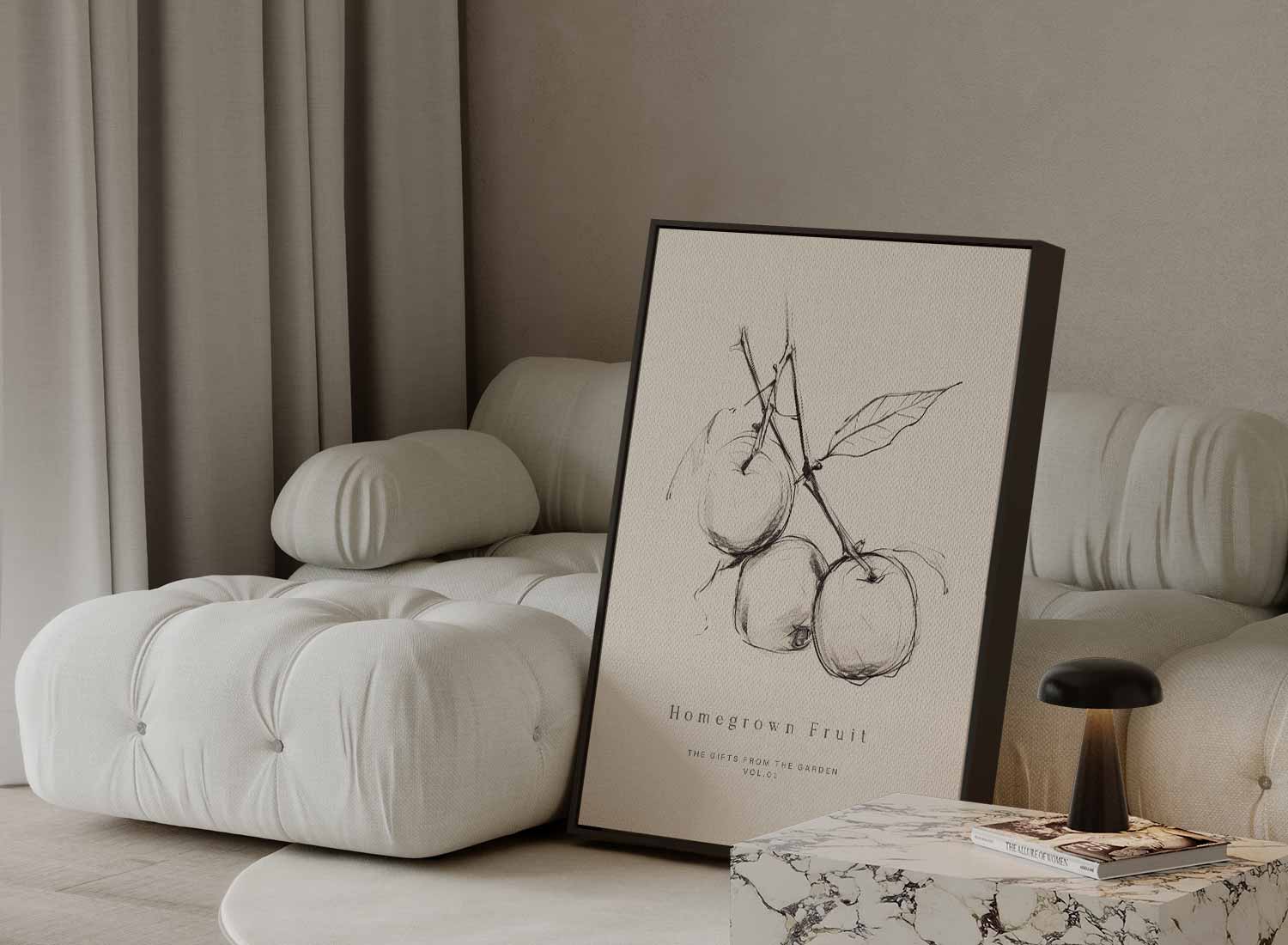 Homegrown Fruit - The Gifts from the Garden Kunstwerk-canvas-dibond-plexiglas-wanddecoratie-WallArtistic