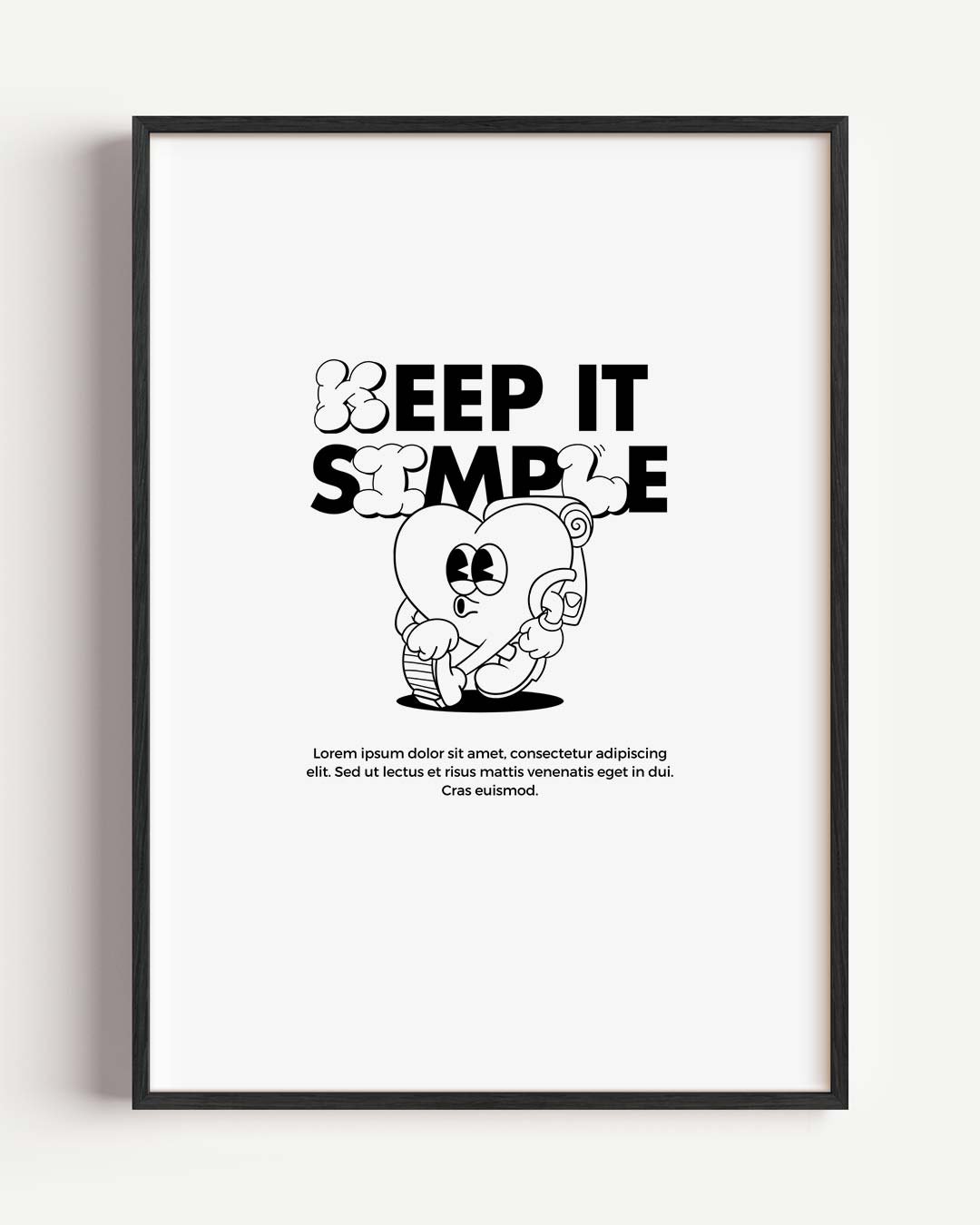 Keep It Simple Poster-WallArtistic