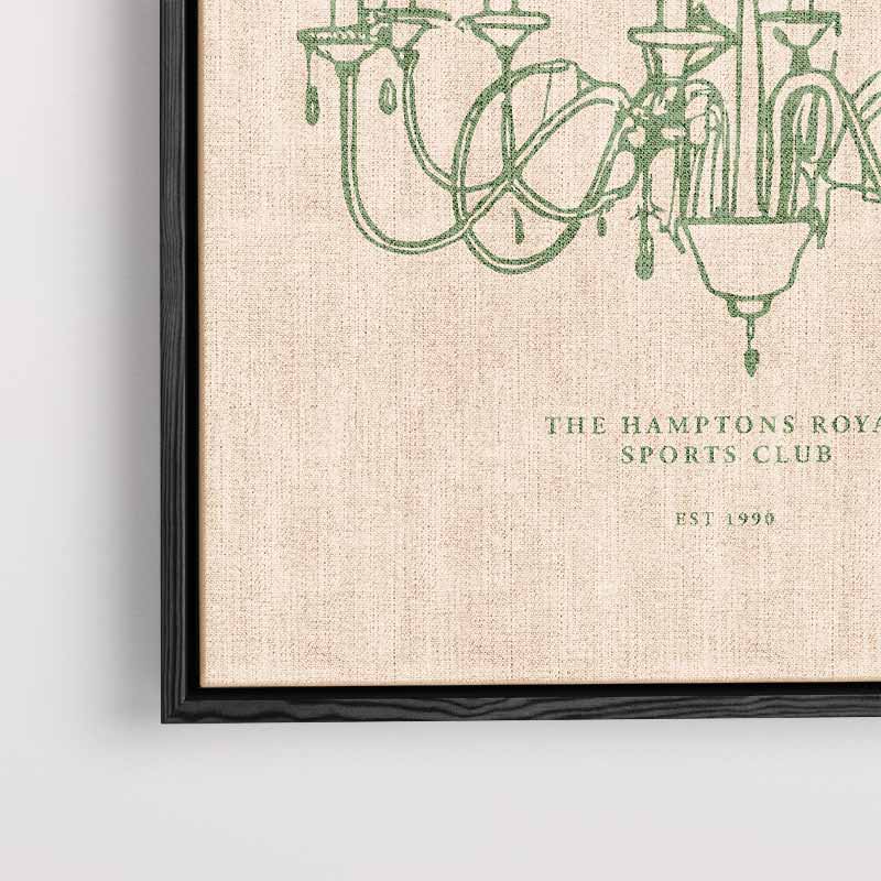 Elegante Kroonluchter Illustratie Kunstwerk-canvas-dibond-plexiglas-wanddecoratie-WallArtistic