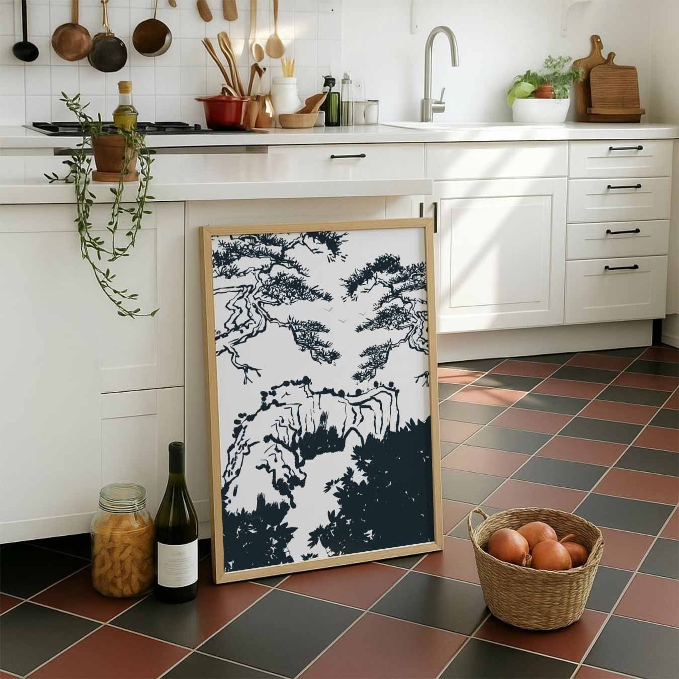 Natuurlijke Elegantie Wandposter-WallArtistic