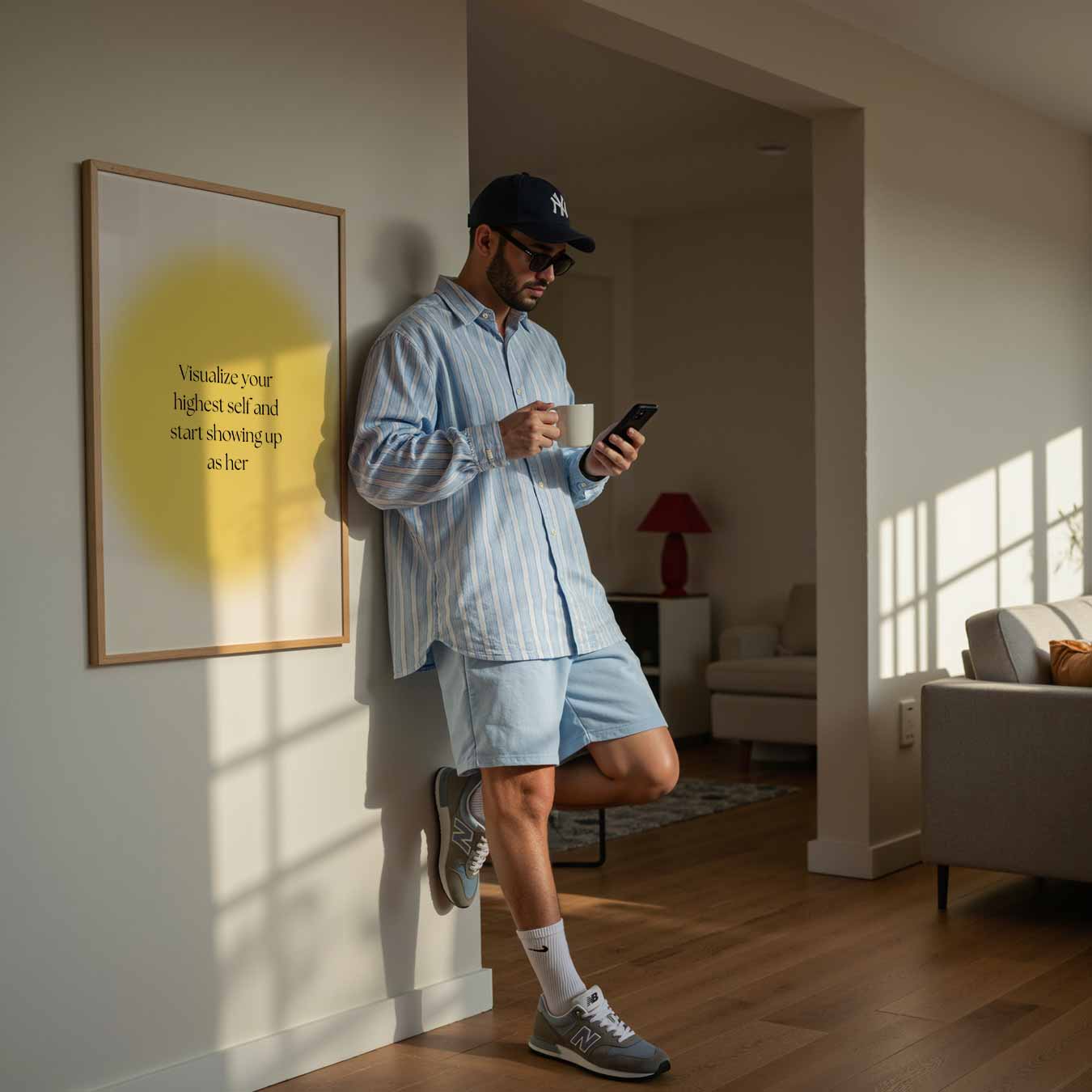 Inspirerende Zelfvertrouwen Poster-WallArtistic