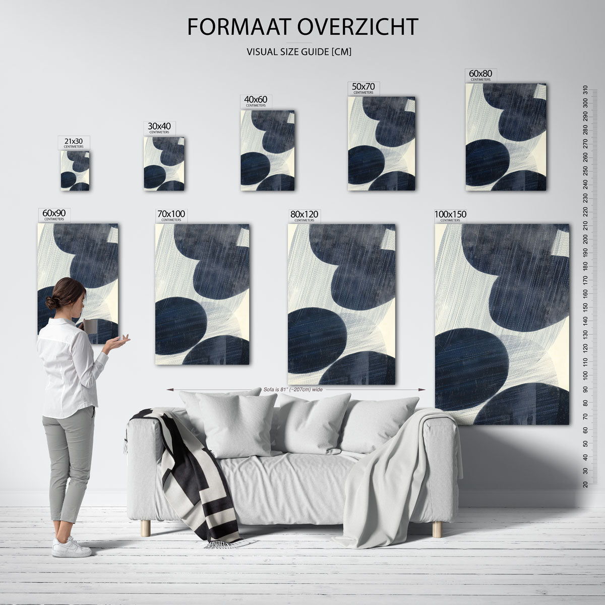 Abstracte vormen Poster