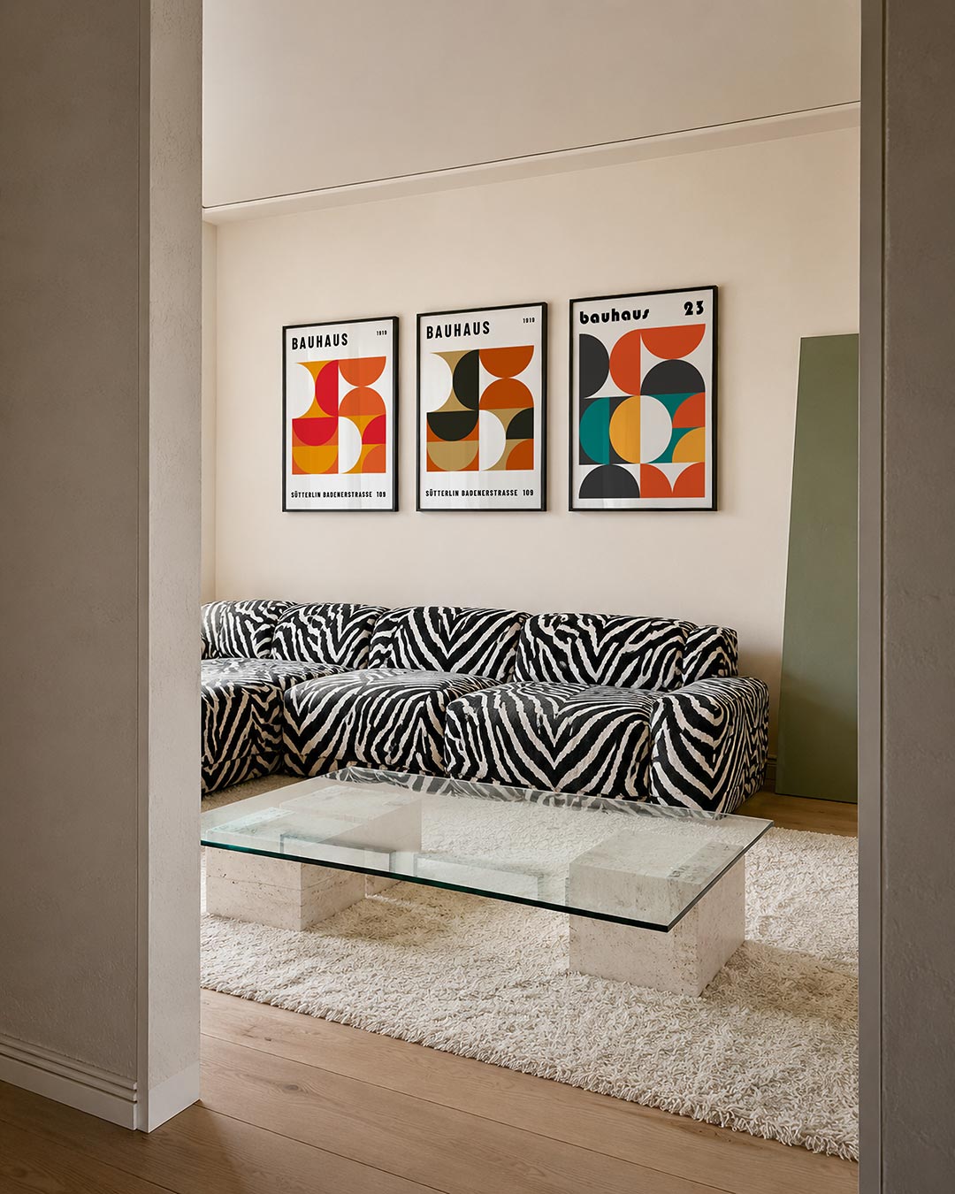 Vormen en kleurvlakken Posterset