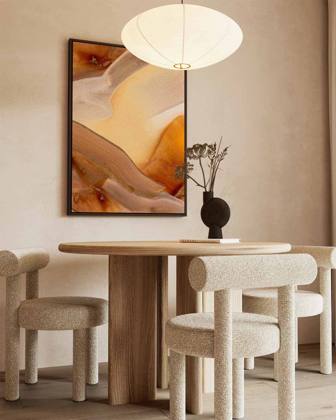 Natuurlijke Warmte Kunstwerk-canvas-dibond-plexiglas-wanddecoratie-WallArtistic
