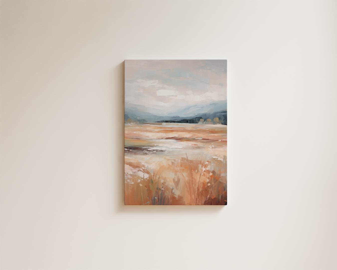 Rustige Herfstlandschap Kunstwerk-canvas-dibond-plexiglas-wanddecoratie-WallArtistic