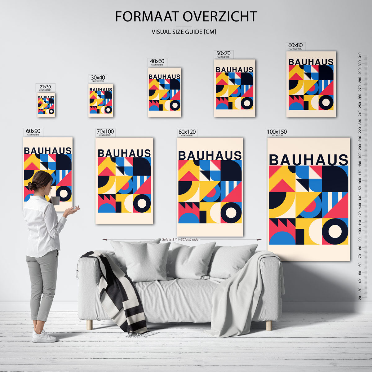 Vorm en kleur Poster