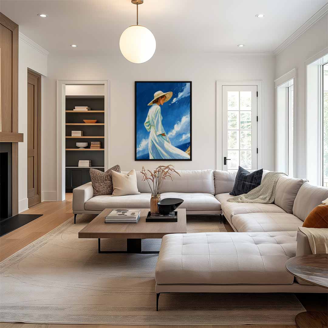 Zomerdroom aan Zee Kunstwerk-canvas-dibond-plexiglas-wanddecoratie-WallArtistic
