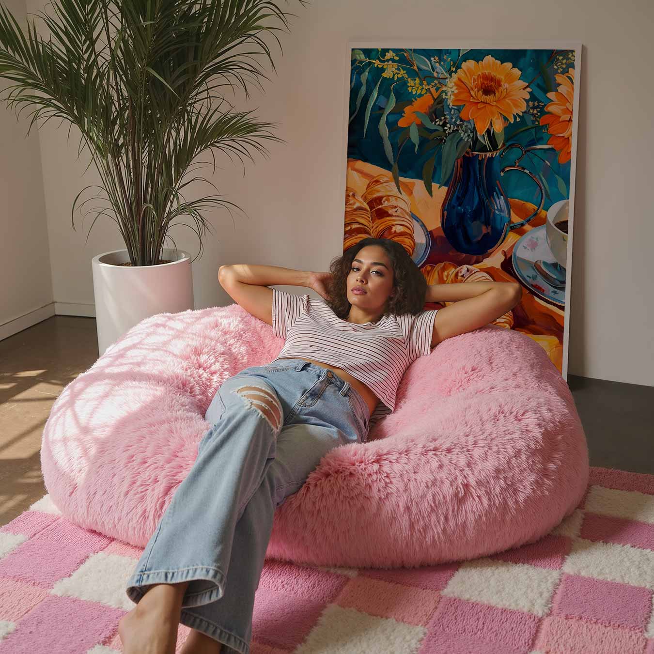 Ontbijt Met Bloemen Poster-WallArtistic