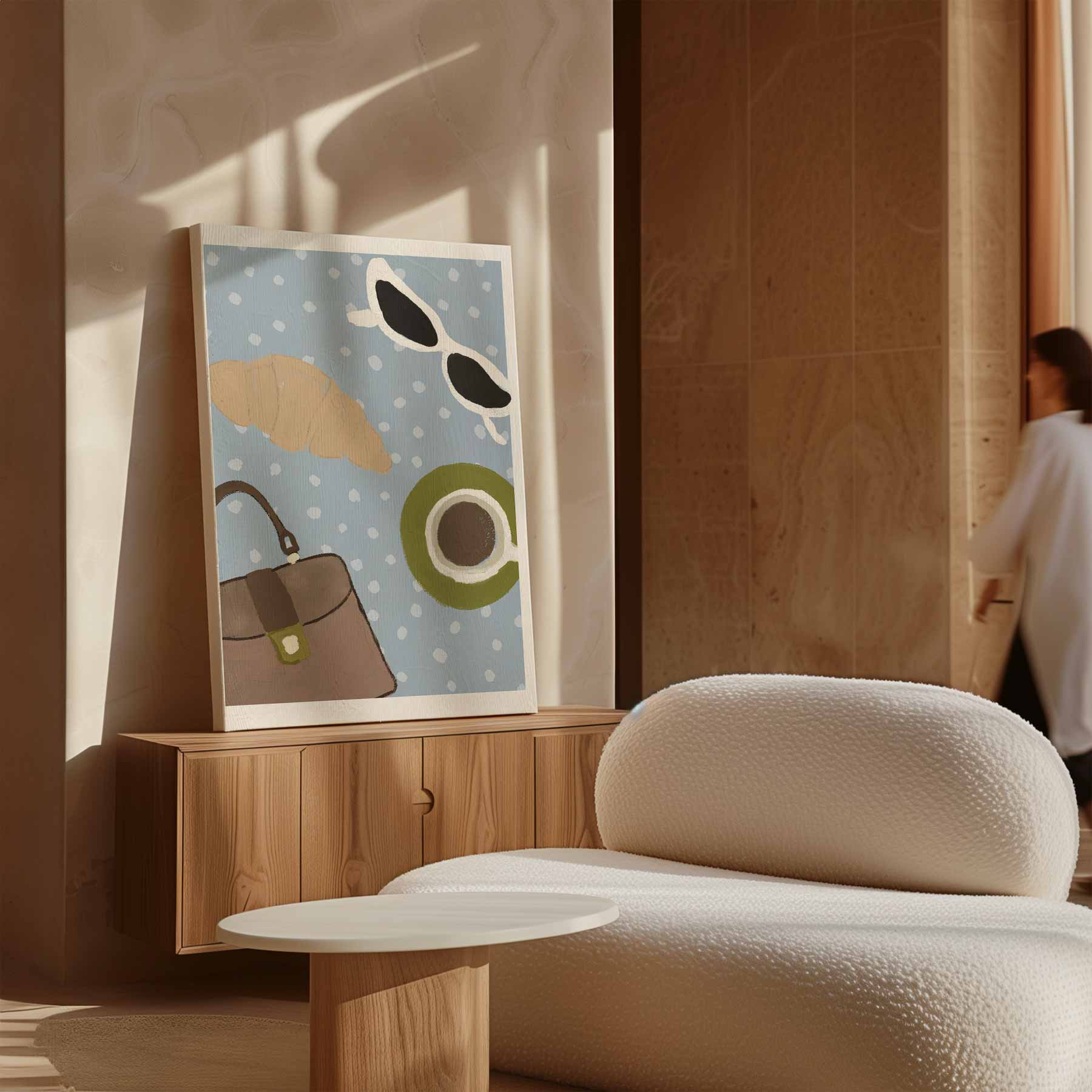 Parisian Morning Vibes Kunstwerk-canvas-dibond-plexiglas-wanddecoratie-WallArtistic