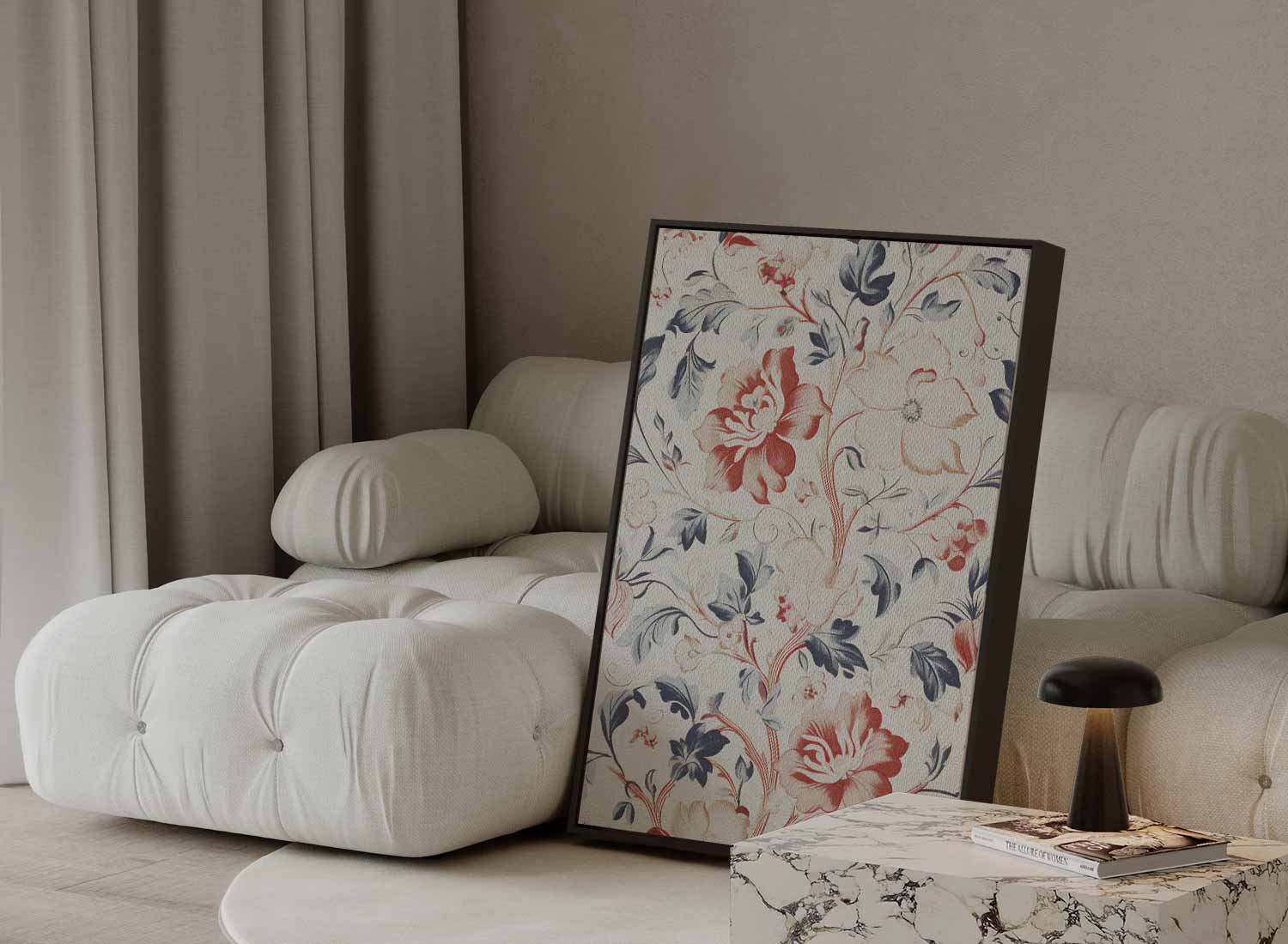 Bloemenpracht op Canvas Kunstwerk-canvas-dibond-plexiglas-wanddecoratie-WallArtistic