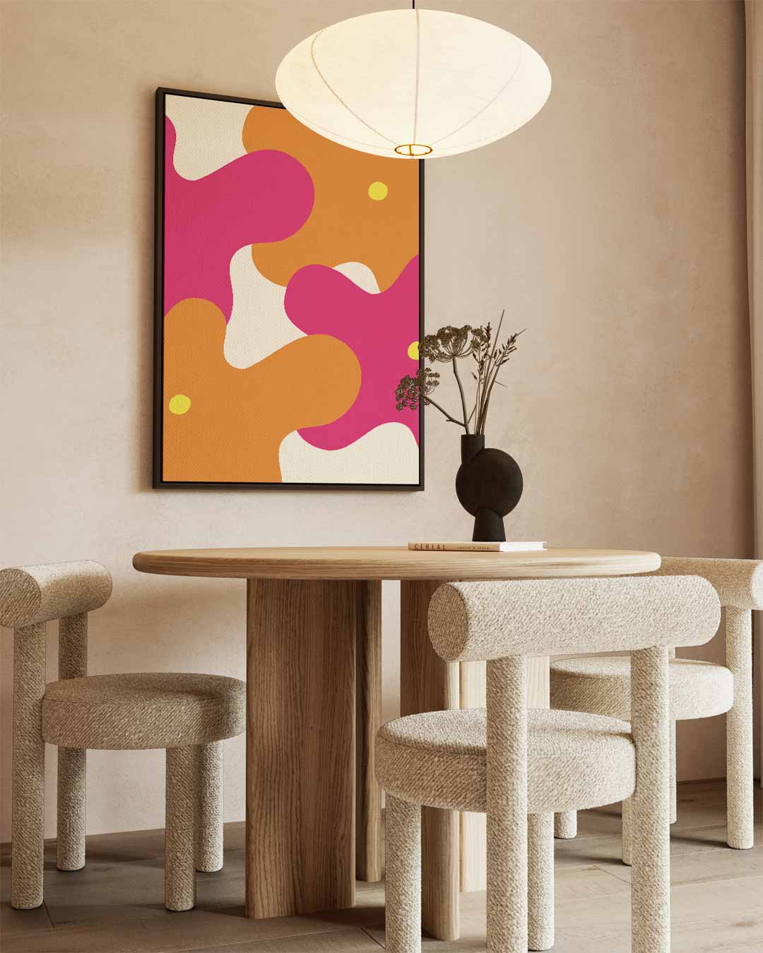 Vrolijke Kleurenexplosie Kunstwerk-canvas-dibond-plexiglas-wanddecoratie-WallArtistic