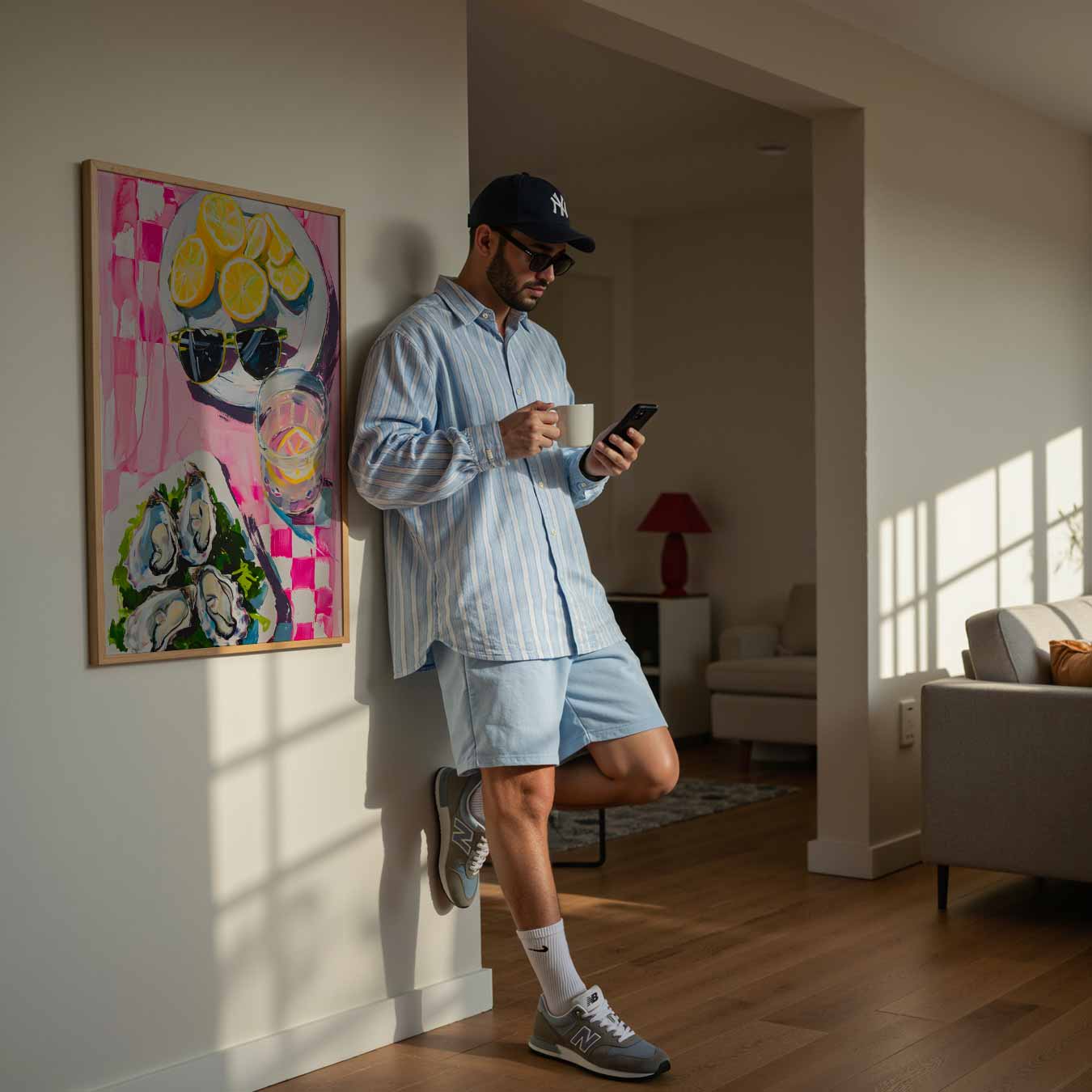 Zomerse Picknick Poster-WallArtistic