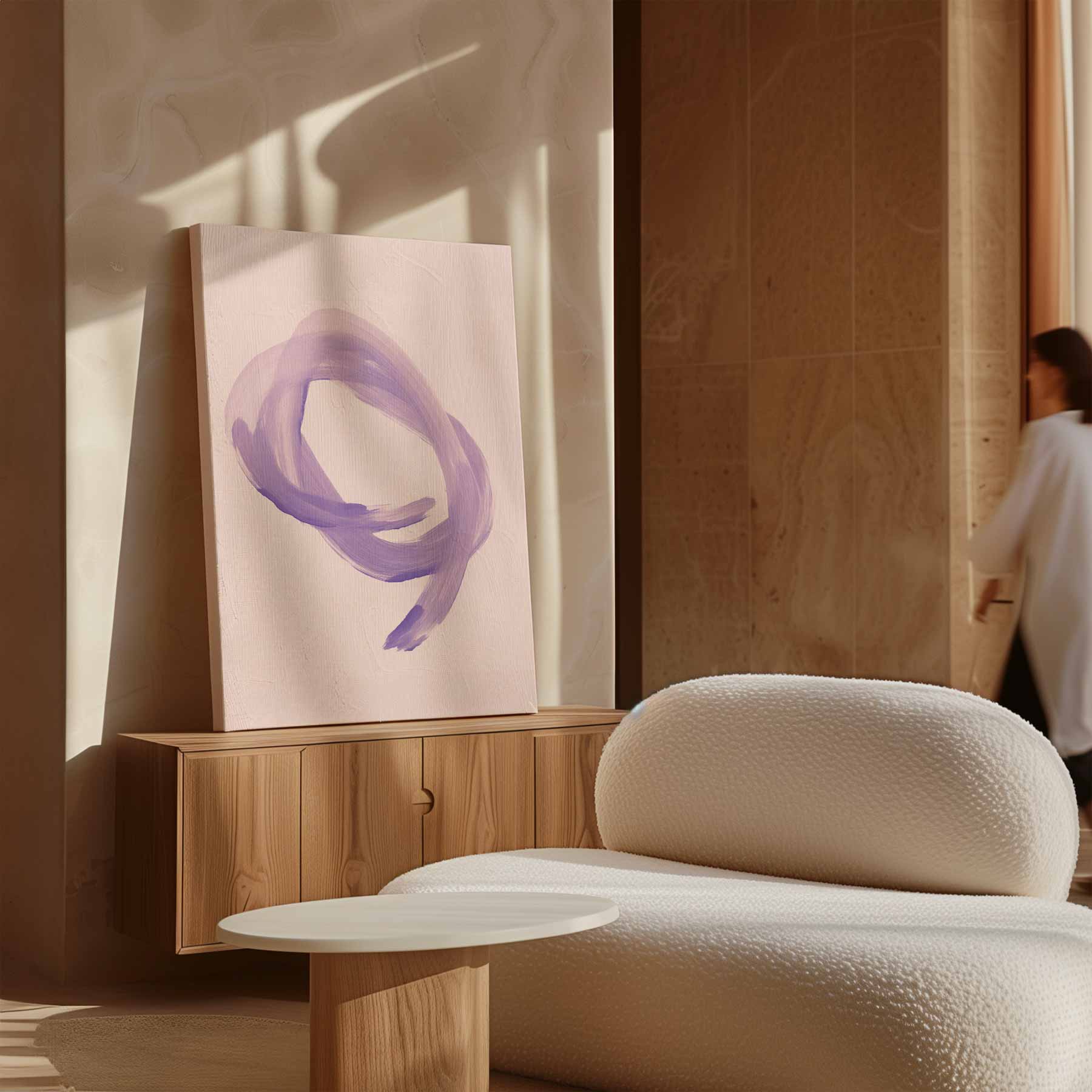 Dans van Lila Kunstwerk-canvas-dibond-plexiglas-wanddecoratie-WallArtistic