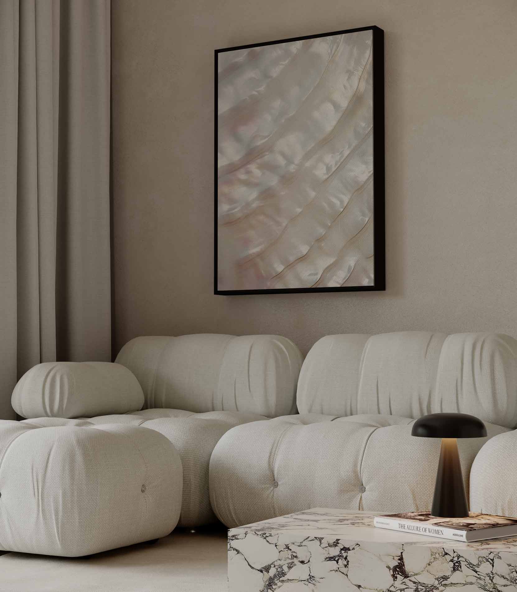 Parelmoer Droom Kunstwerk-canvas-dibond-plexiglas-wanddecoratie-WallArtistic
