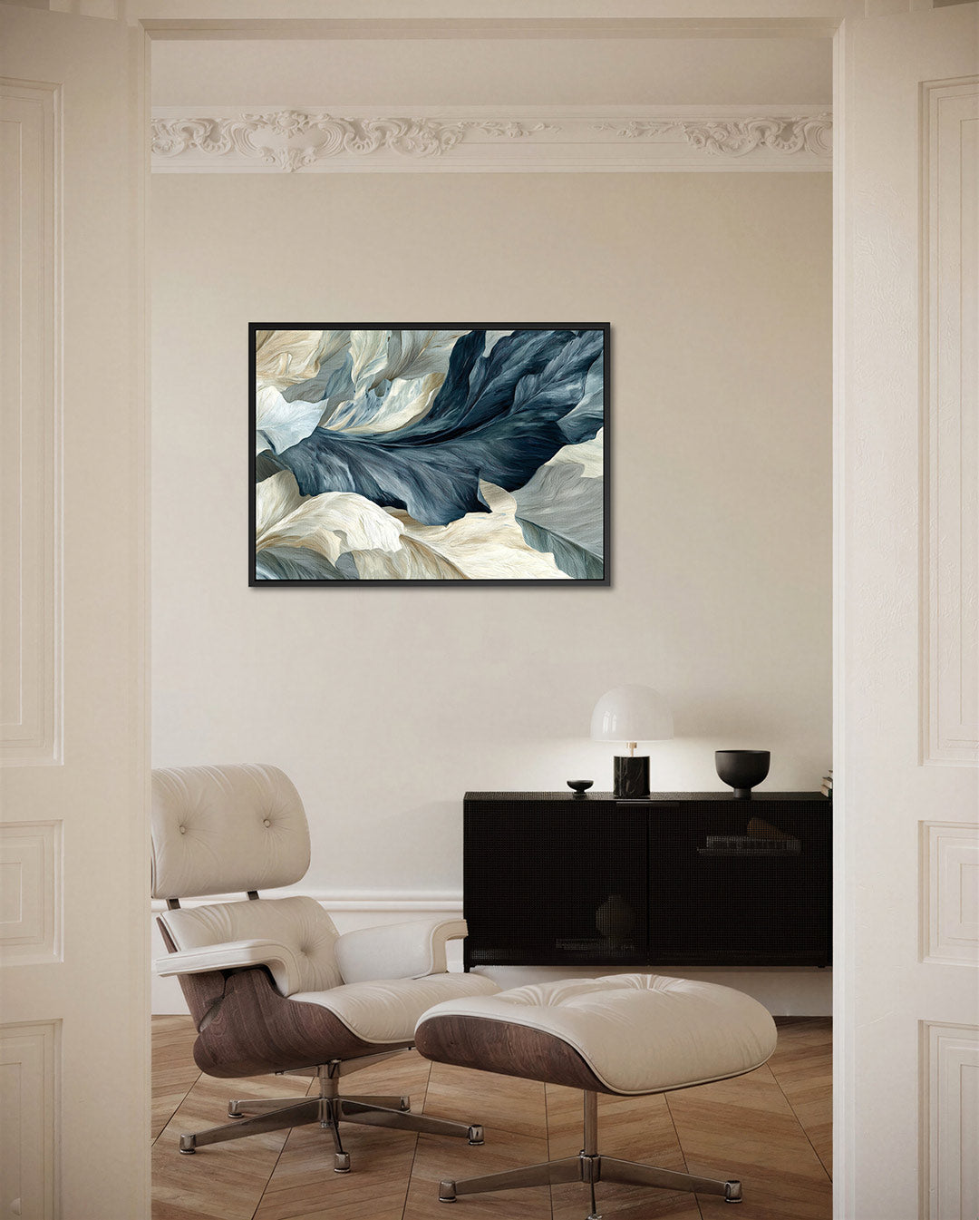 Vloeiende natuurlijke vormen Kunstwerk