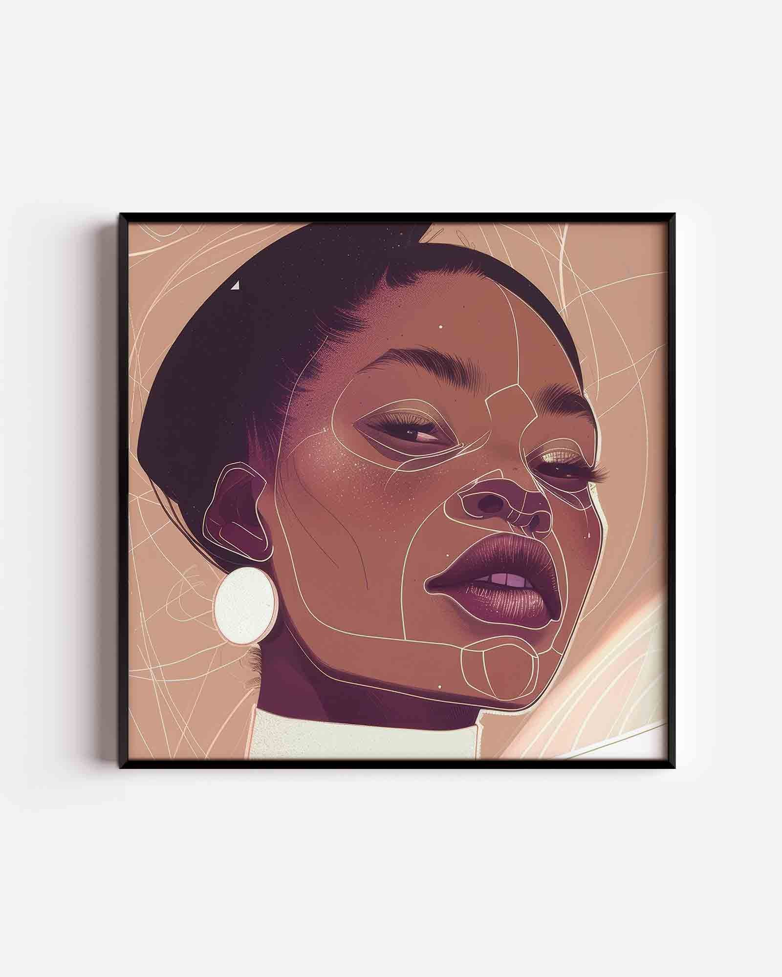 Vrouwelijk portret Poster