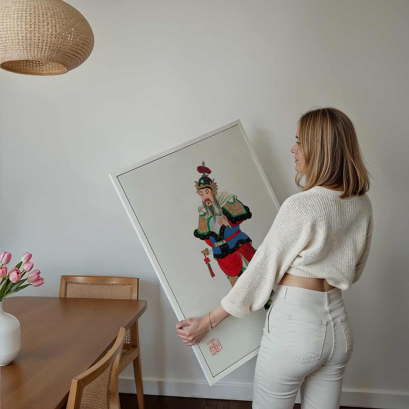 Oosterse Krijger Poster-WallArtistic