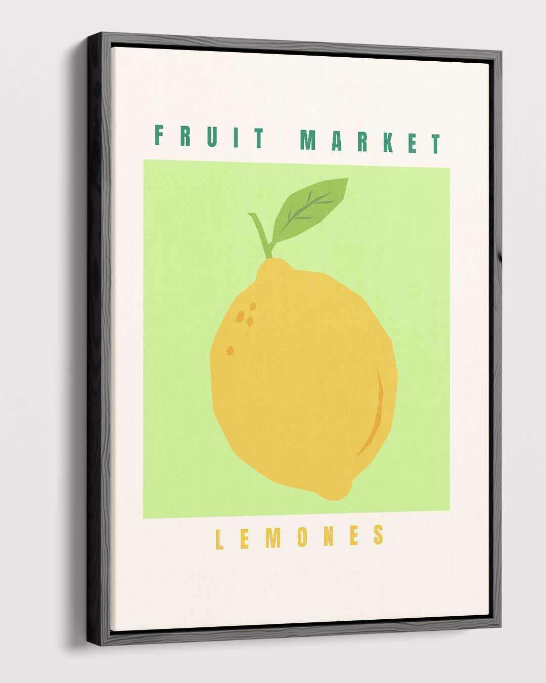 Fruit Market Lemons Poster Kunstwerk-canvas-dibond-plexiglas-wanddecoratie-WallArtistic