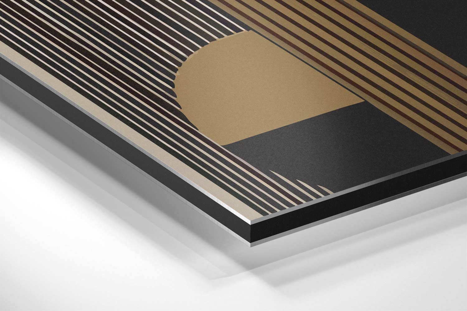 Moderne Geometrische Stadsabstractie Kunstwerk-canvas-dibond-plexiglas-wanddecoratie-WallArtistic