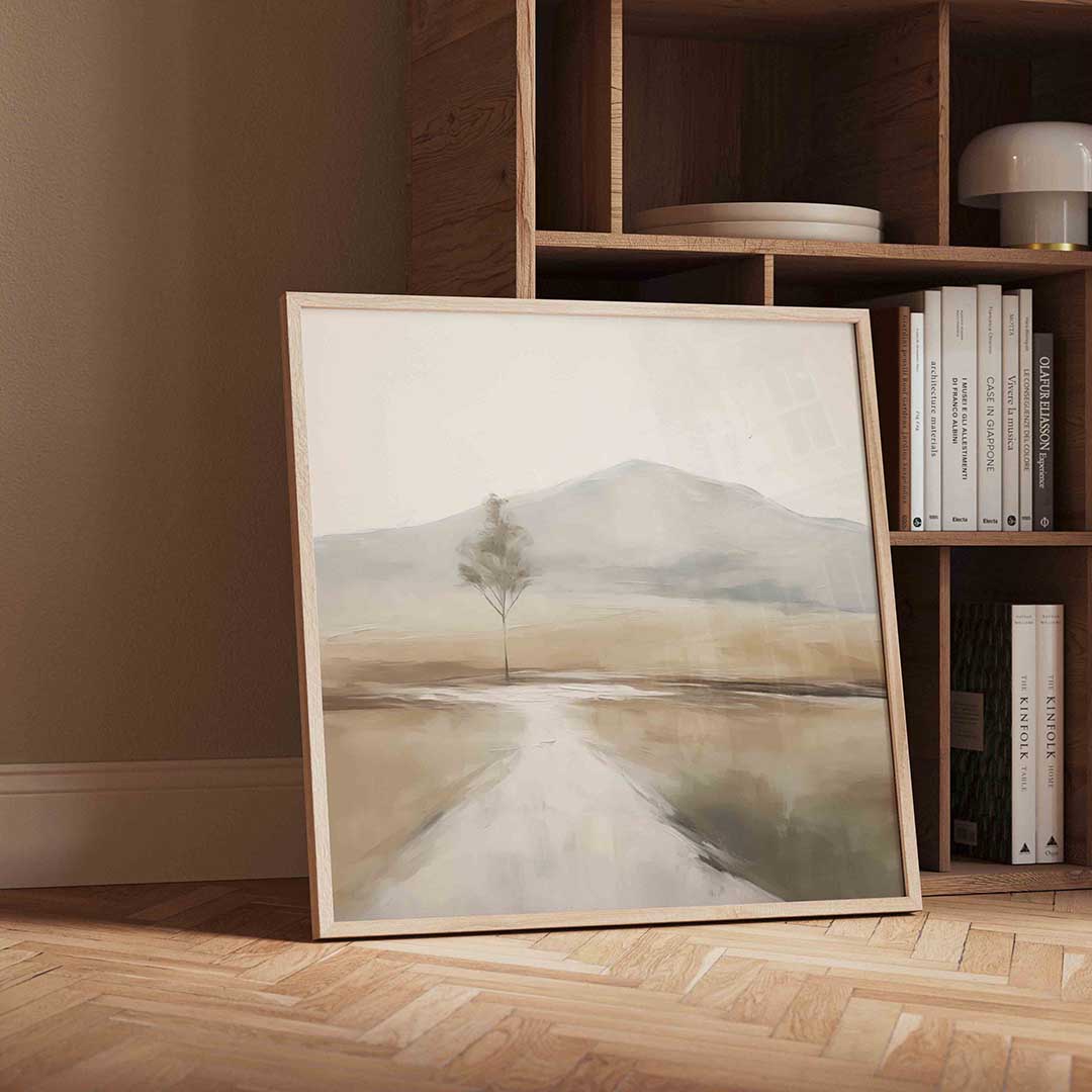 Landschap met boom Poster