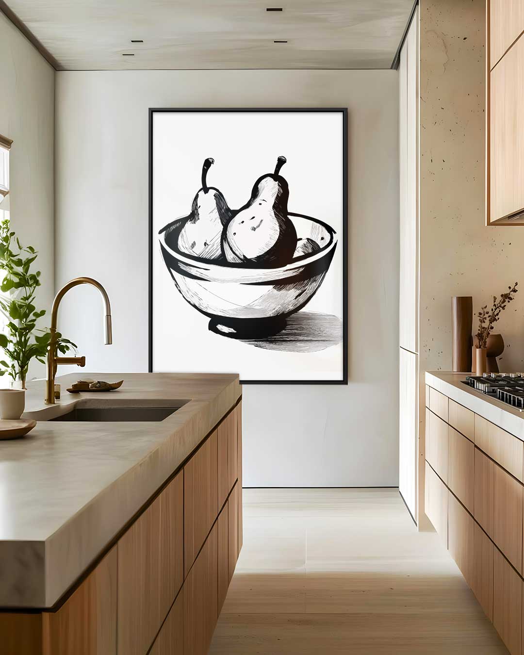 Peren in Stijlvolle Schaal Kunstwerk-canvas-dibond-plexiglas-wanddecoratie-WallArtistic