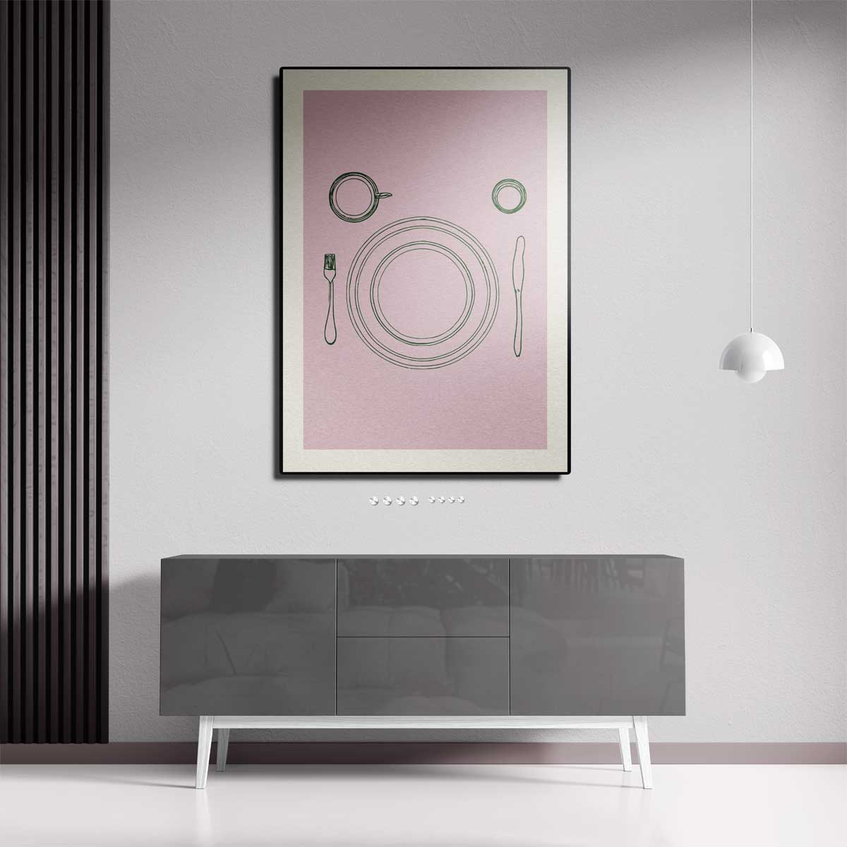 Minimalistisch Tafelschikking Kunstwerk-canvas-dibond-plexiglas-wanddecoratie-WallArtistic