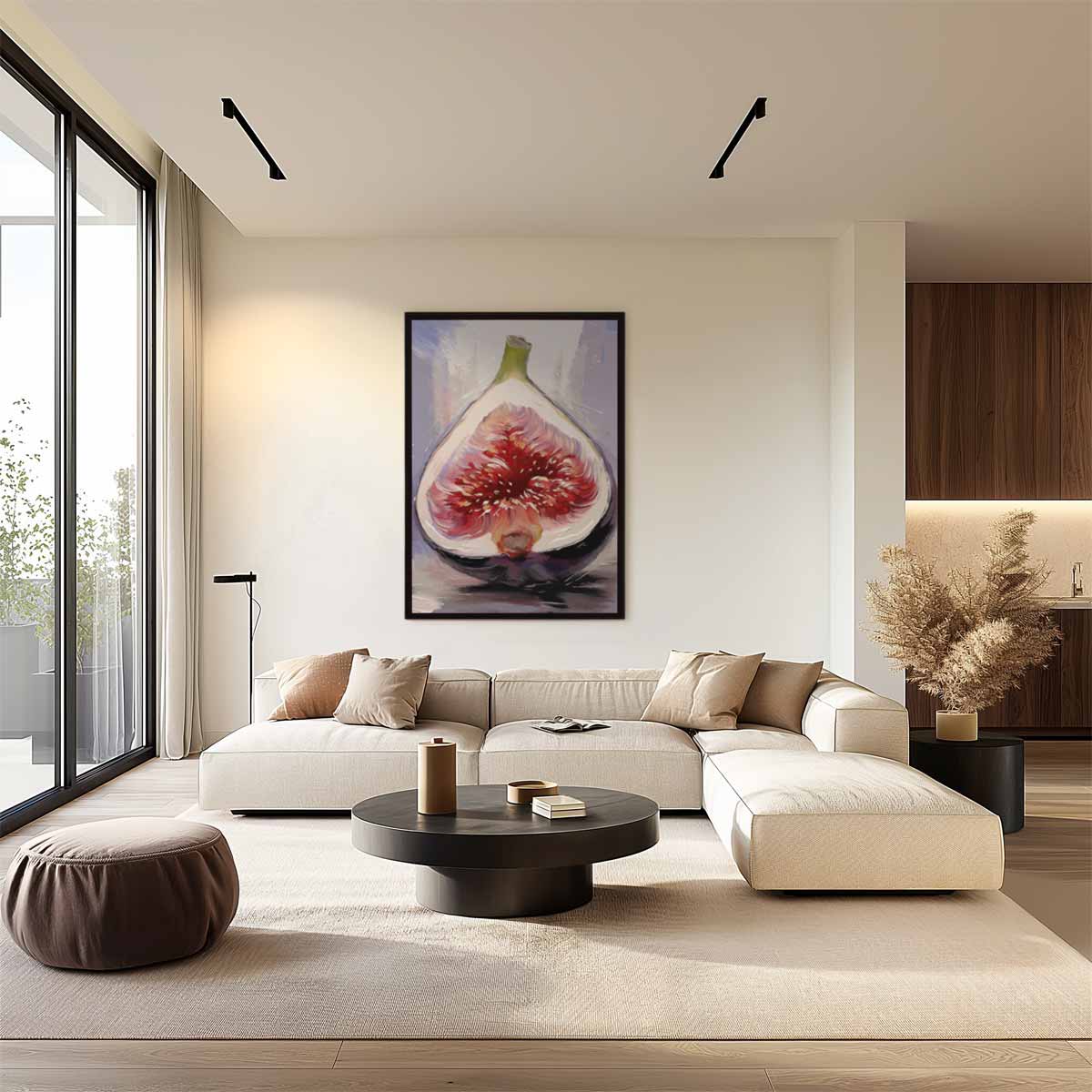 Vibrant Vijgenschilderij Kunstwerk-canvas-dibond-plexiglas-wanddecoratie-WallArtistic