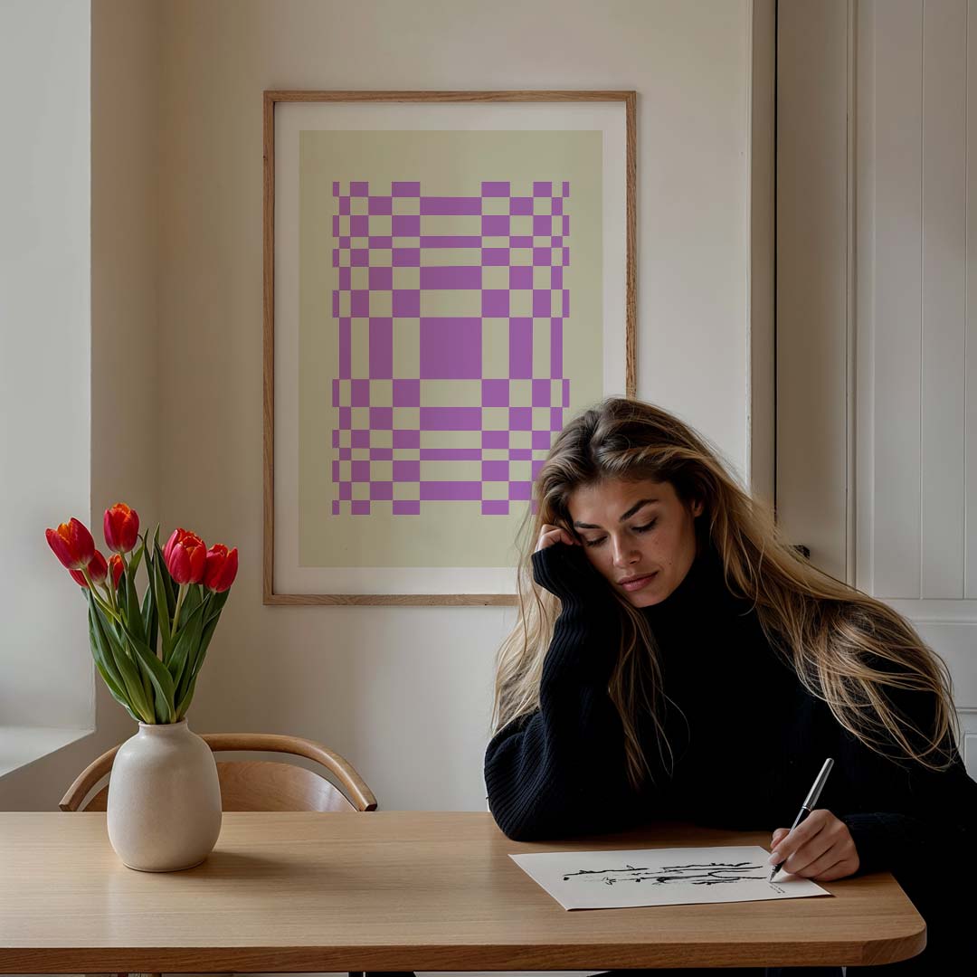 Stijlvolle Geometrische Poster-WallArtistic