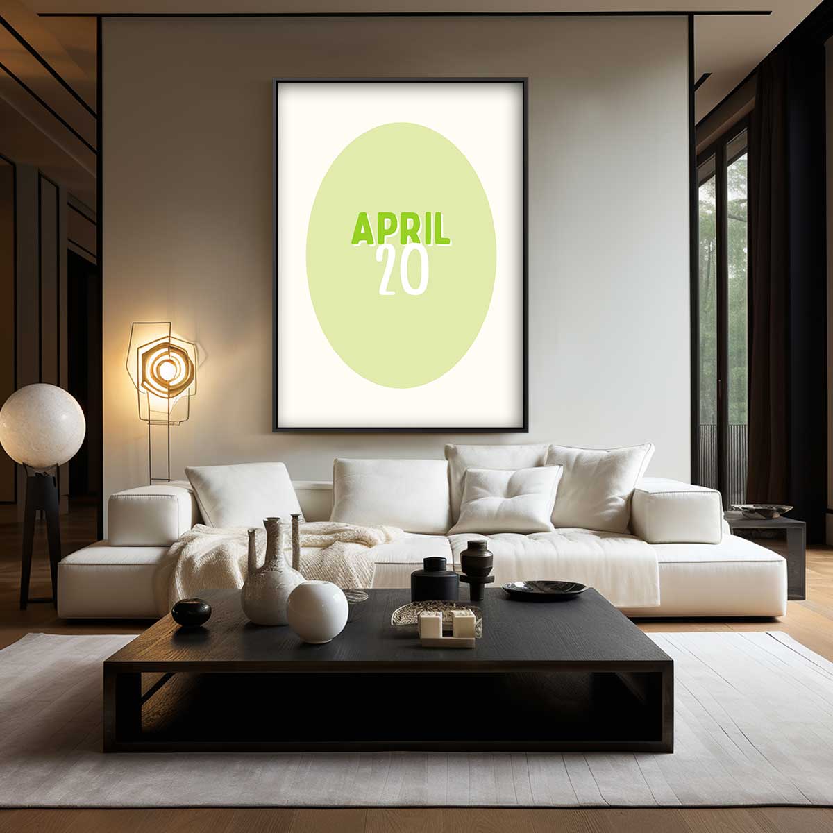 April 20 - Frisse Wanddecoratie Kunstwerk-canvas-dibond-plexiglas-wanddecoratie-WallArtistic