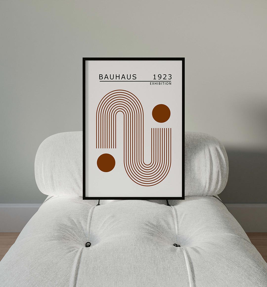 Lijnen en cirkels Poster