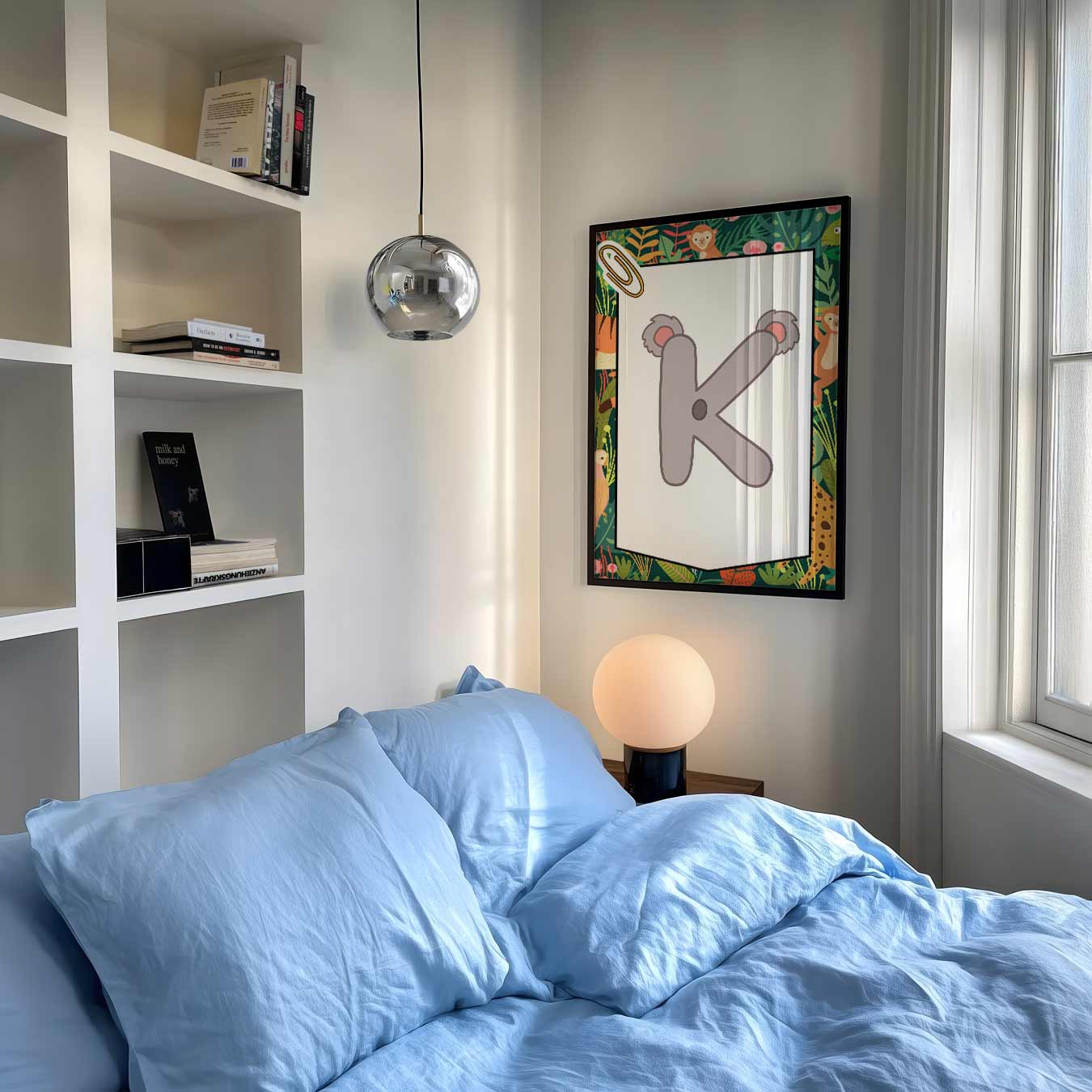 Jungle Vibes Koala Alfabet Poster