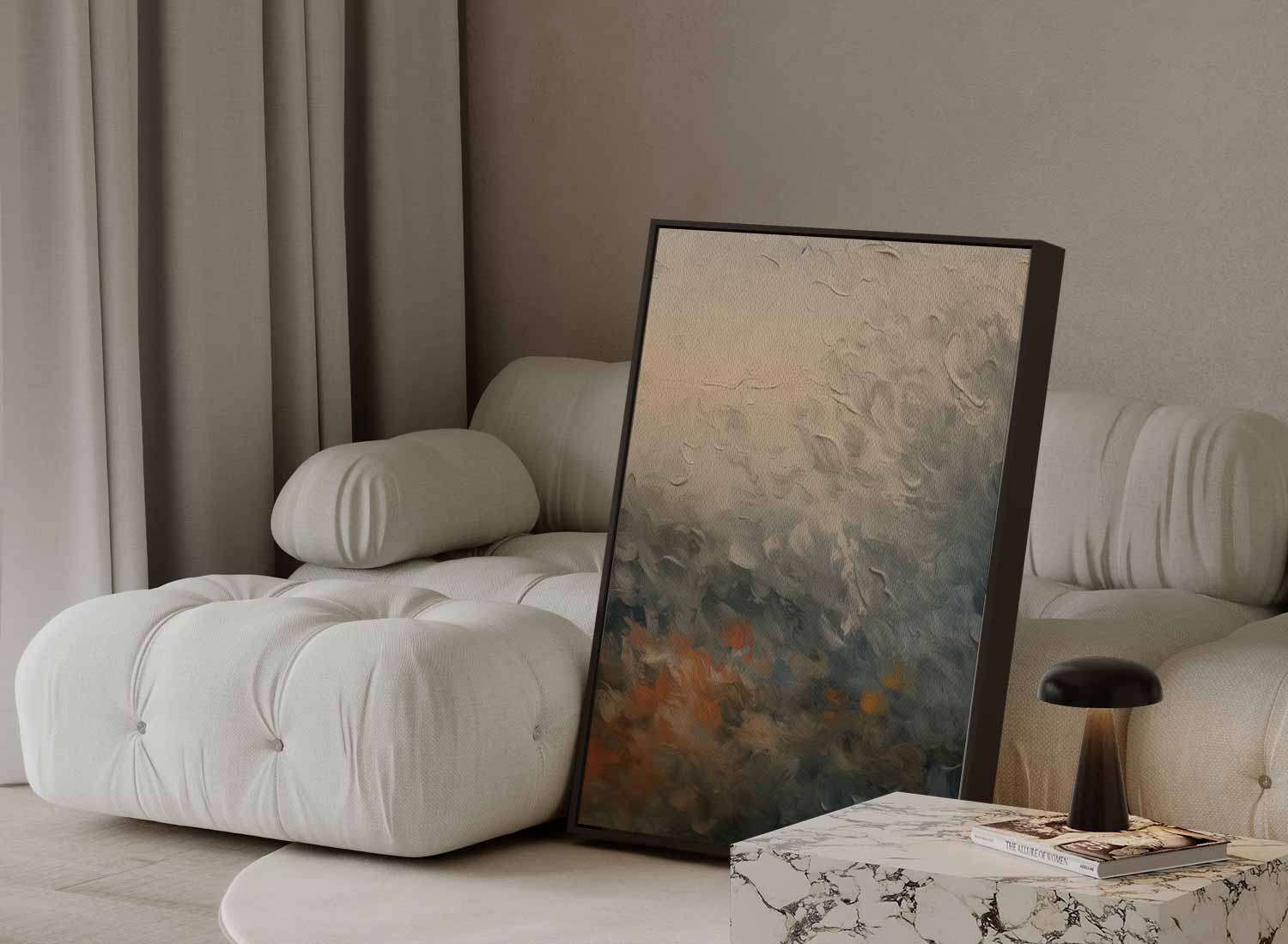 Kleurrijke Zonsopgang in Abstractie Kunstwerk-canvas-dibond-plexiglas-wanddecoratie-WallArtistic