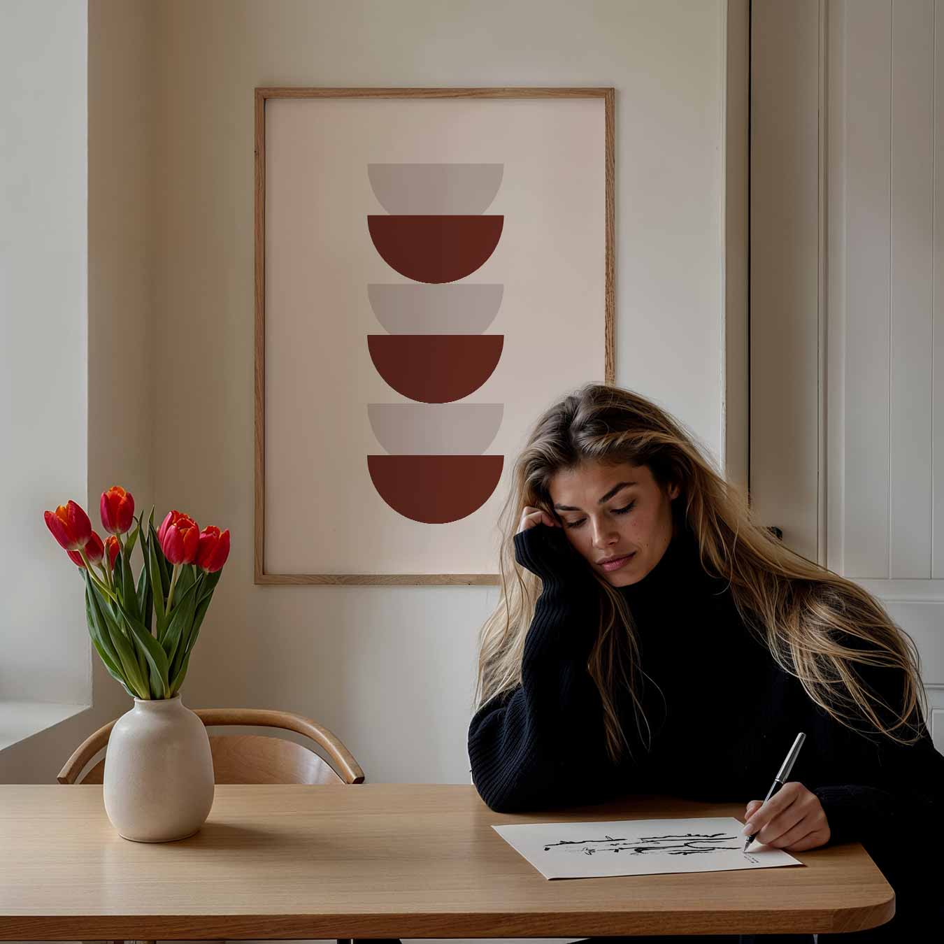 Moderne Geometrische Kunstposter-WallArtistic