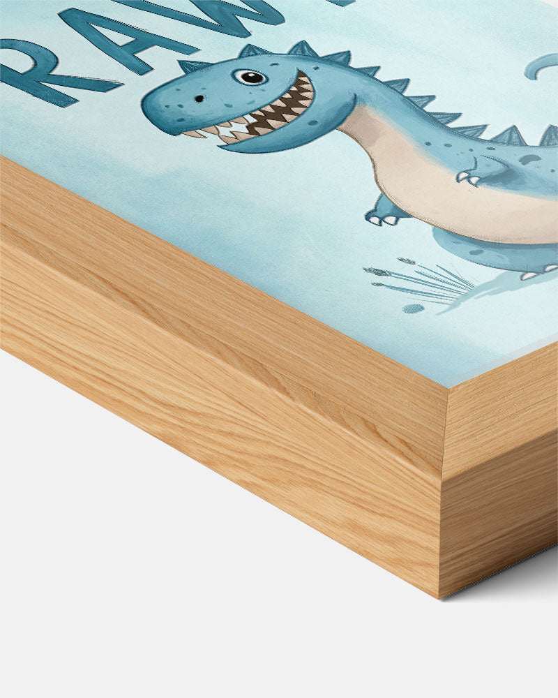 Schattige Dino "Rawr" Poster-WallArtistic