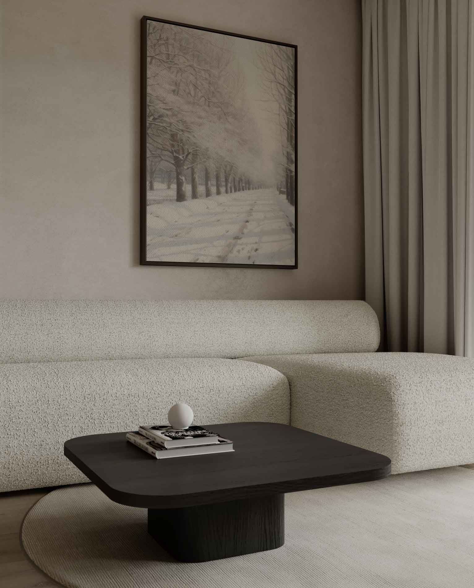Winter Wonderland Laantje Kunstwerk-canvas-dibond-plexiglas-wanddecoratie-WallArtistic