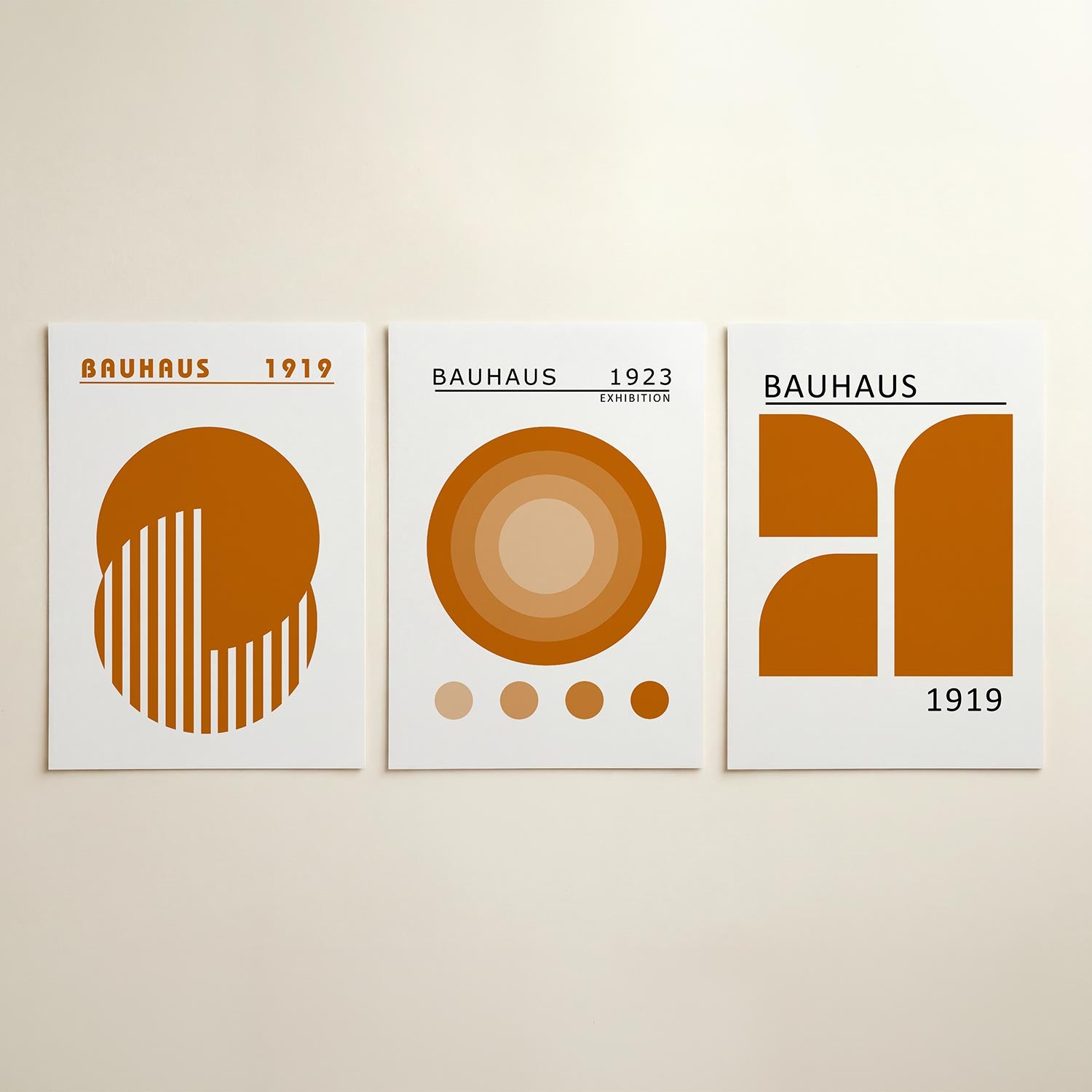 Cirkel en strepen Posterset