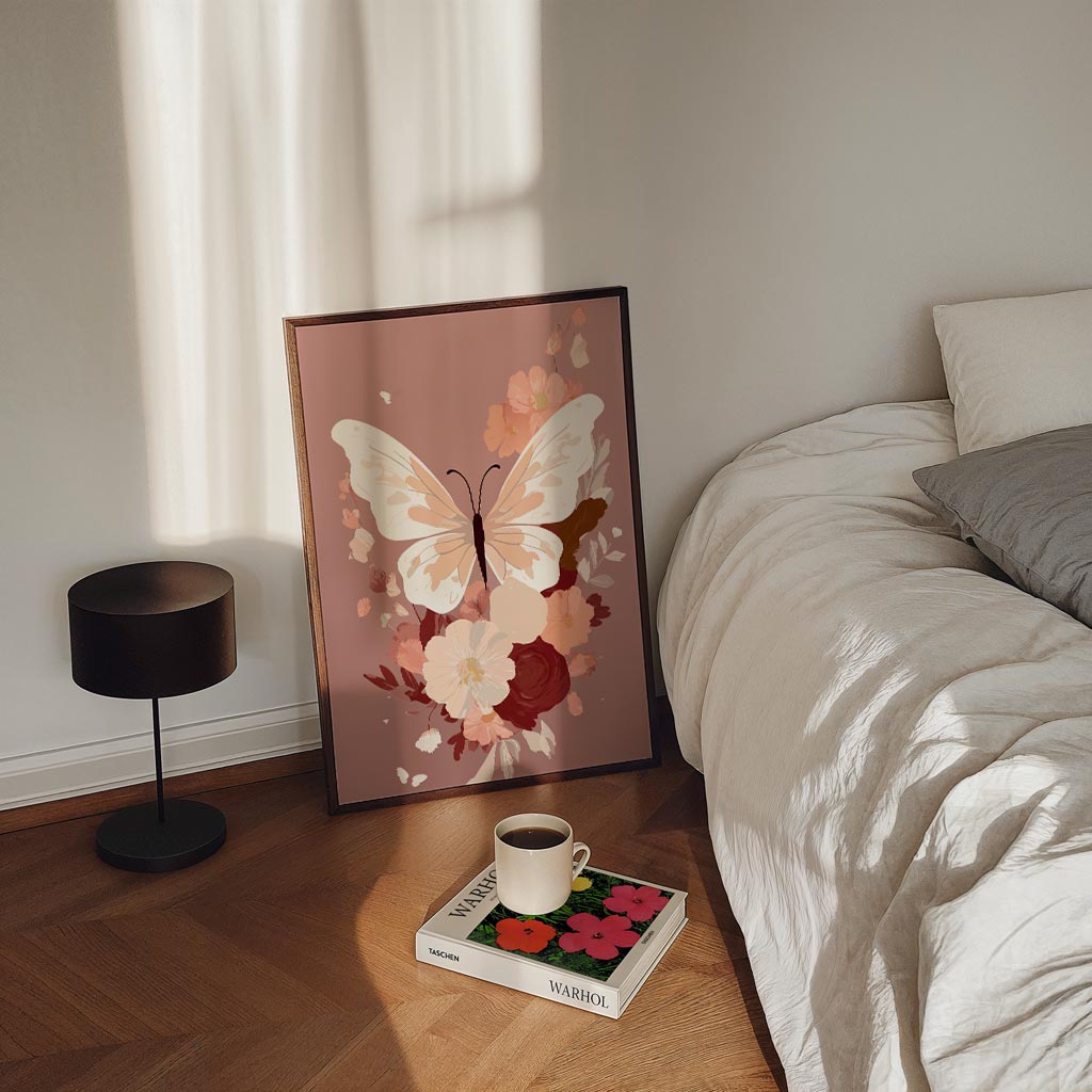 Vlinderbloemen Kunstposter