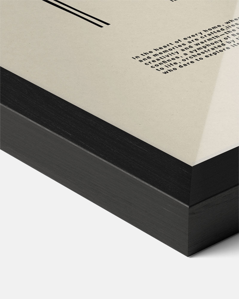 Stijlvolle Keuken Illustratie Poster-WallArtistic