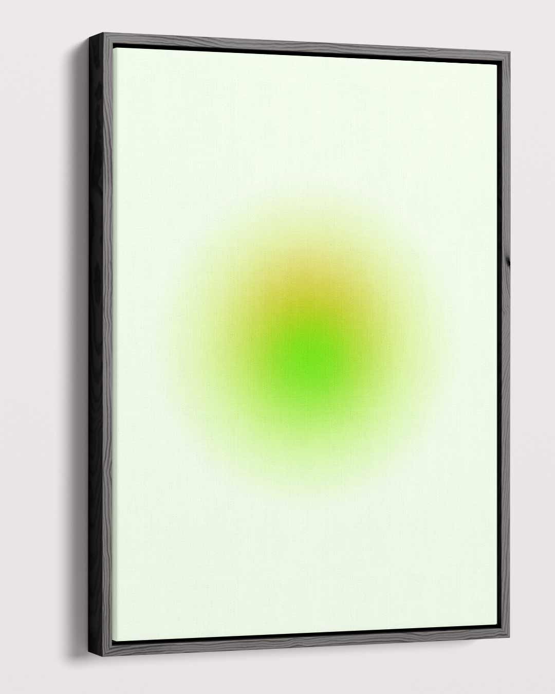 Groene Zonsondergang Kunstwerk-canvas-dibond-plexiglas-wanddecoratie-WallArtistic