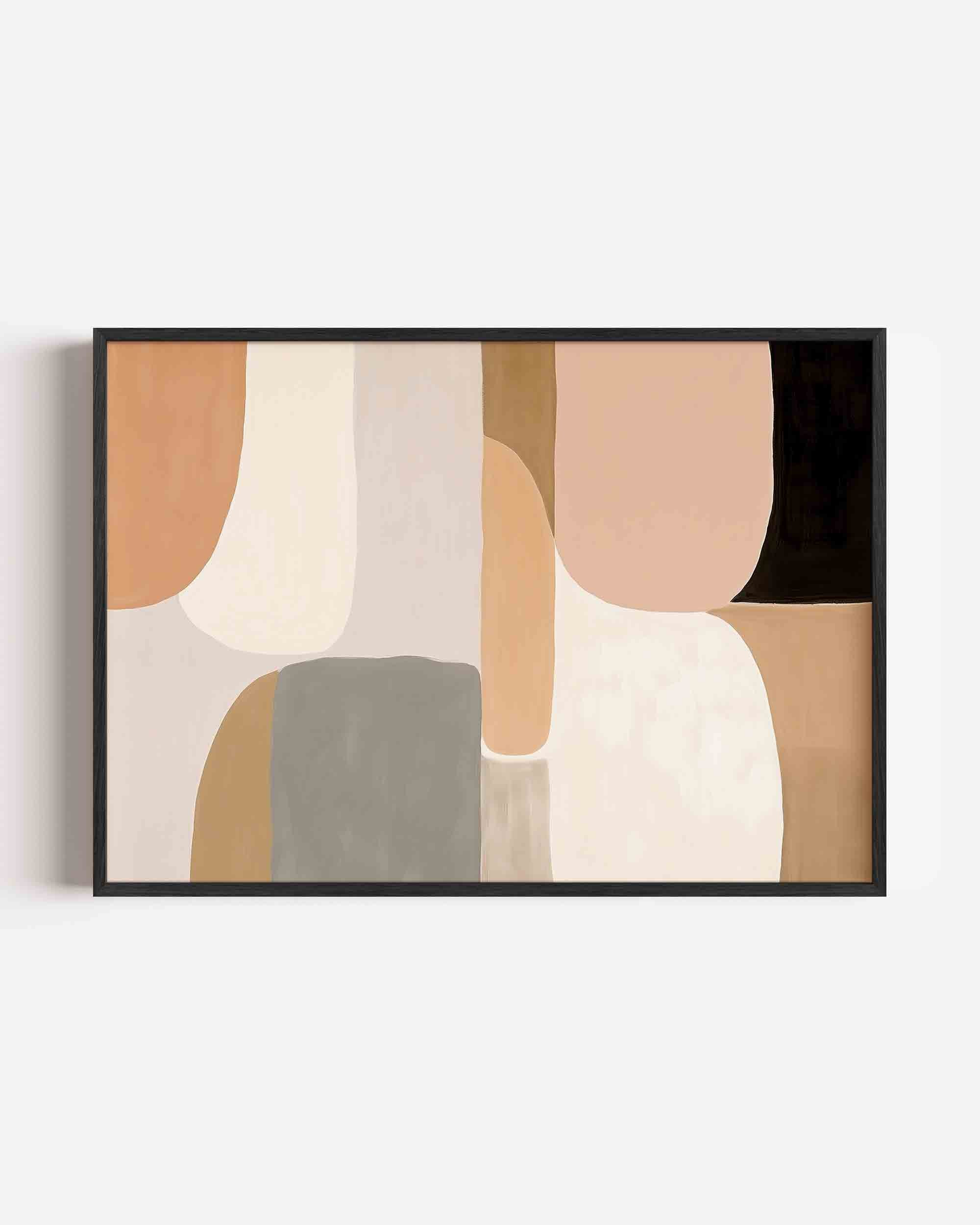 Abstracte vormen Poster