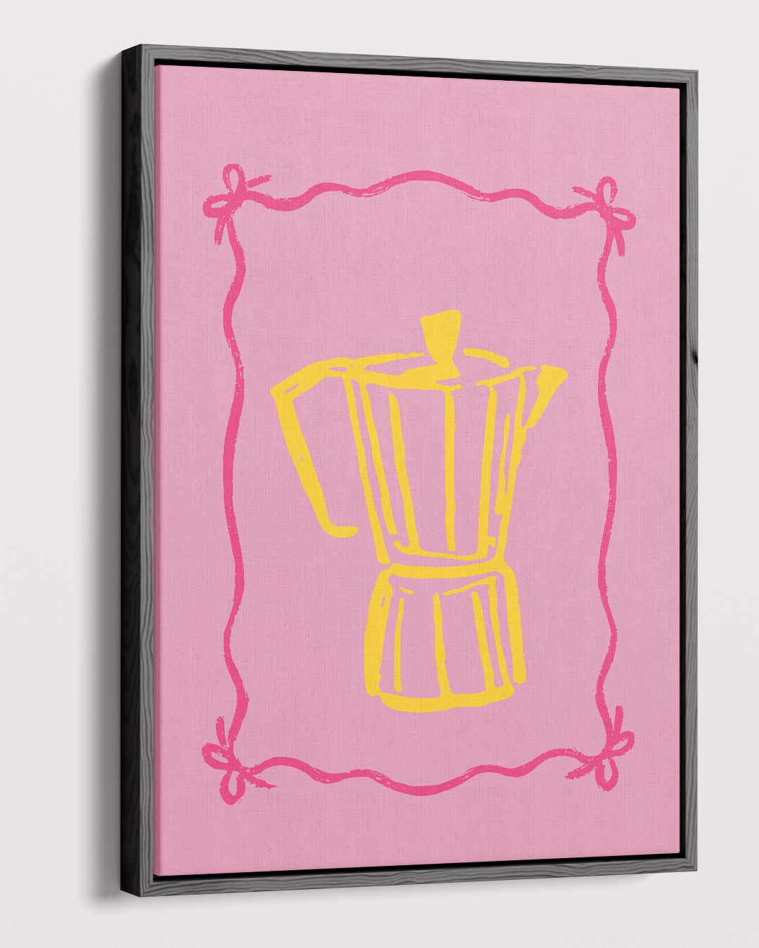 Retro Koffiezetter Kunstwerk Kunstwerk-canvas-dibond-plexiglas-wanddecoratie-WallArtistic