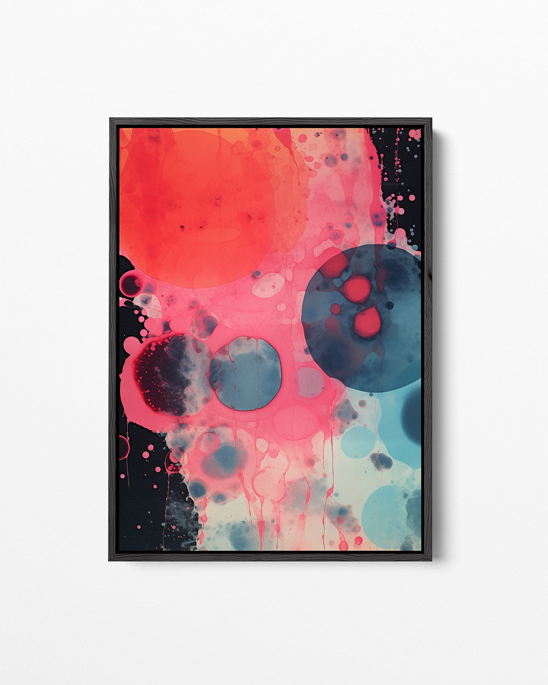 Kleurrijke cirkelpatronen Kunstwerk