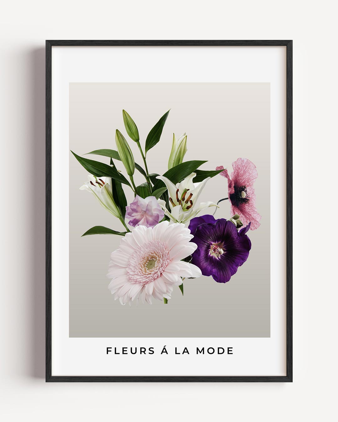 Bloemrijke Elegantie Poster-WallArtistic