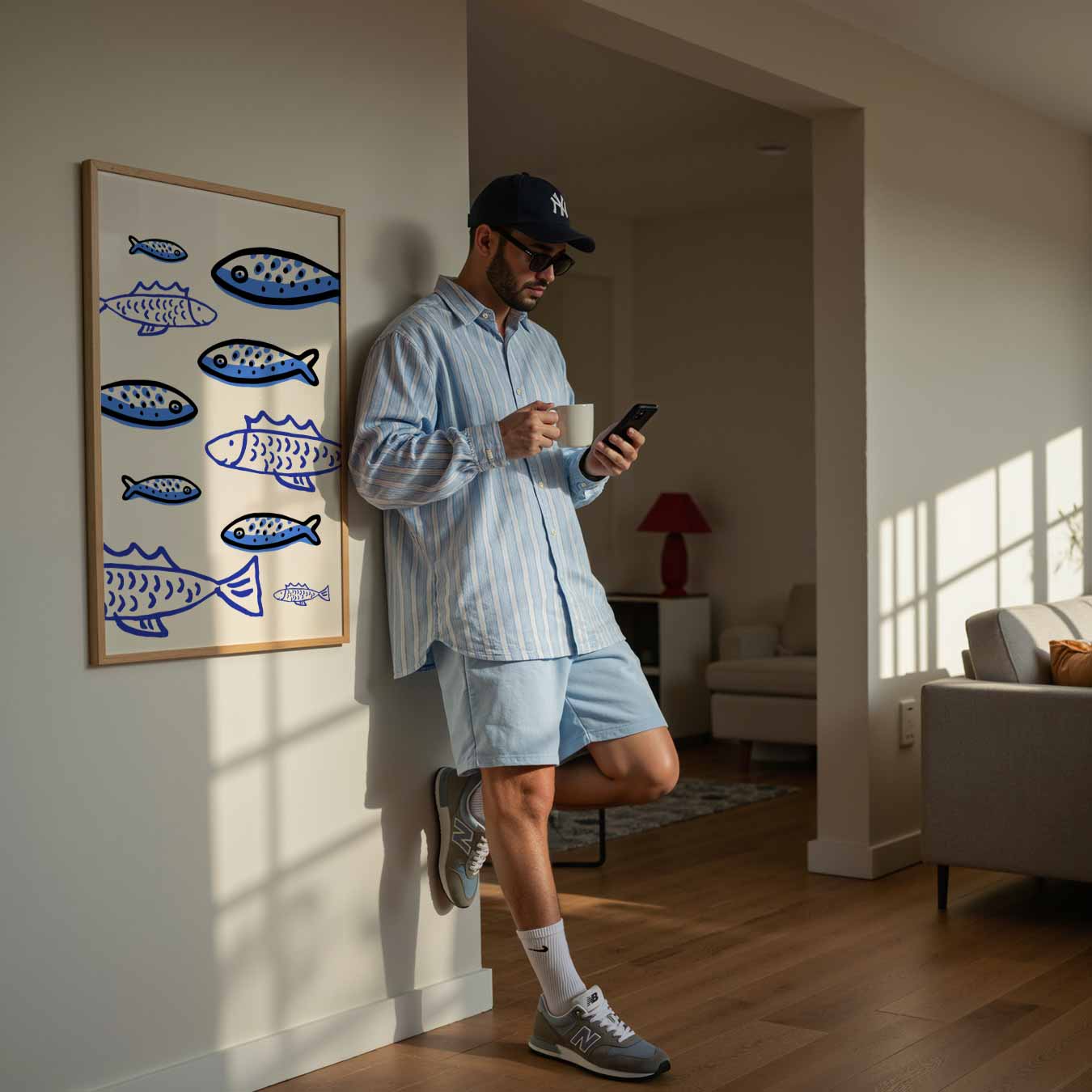 Vrolijke Vissen Poster-WallArtistic