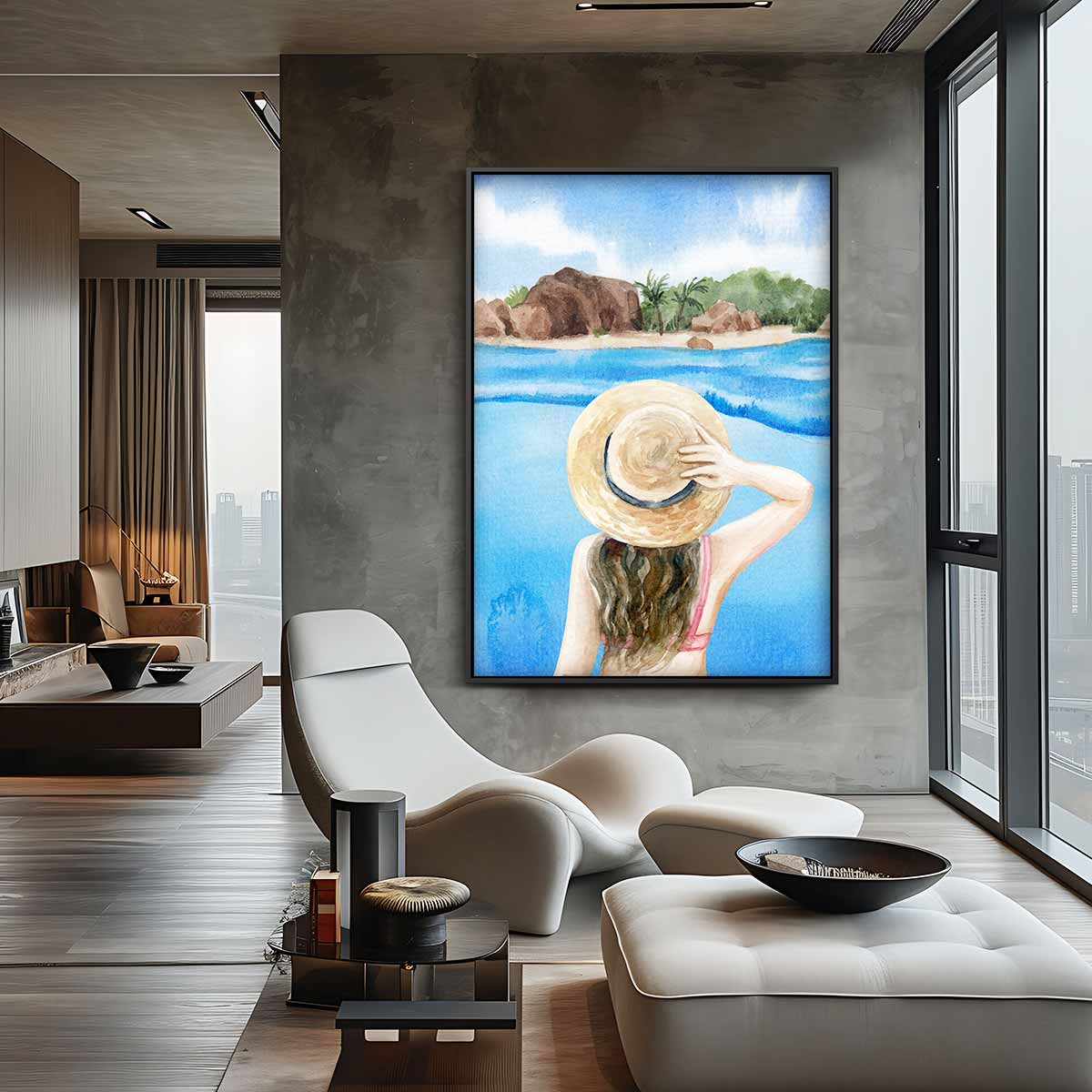 Abstract kunstwerk Kunstwerk-canvas-dibond-plexiglas-wanddecoratie-WallArtistic