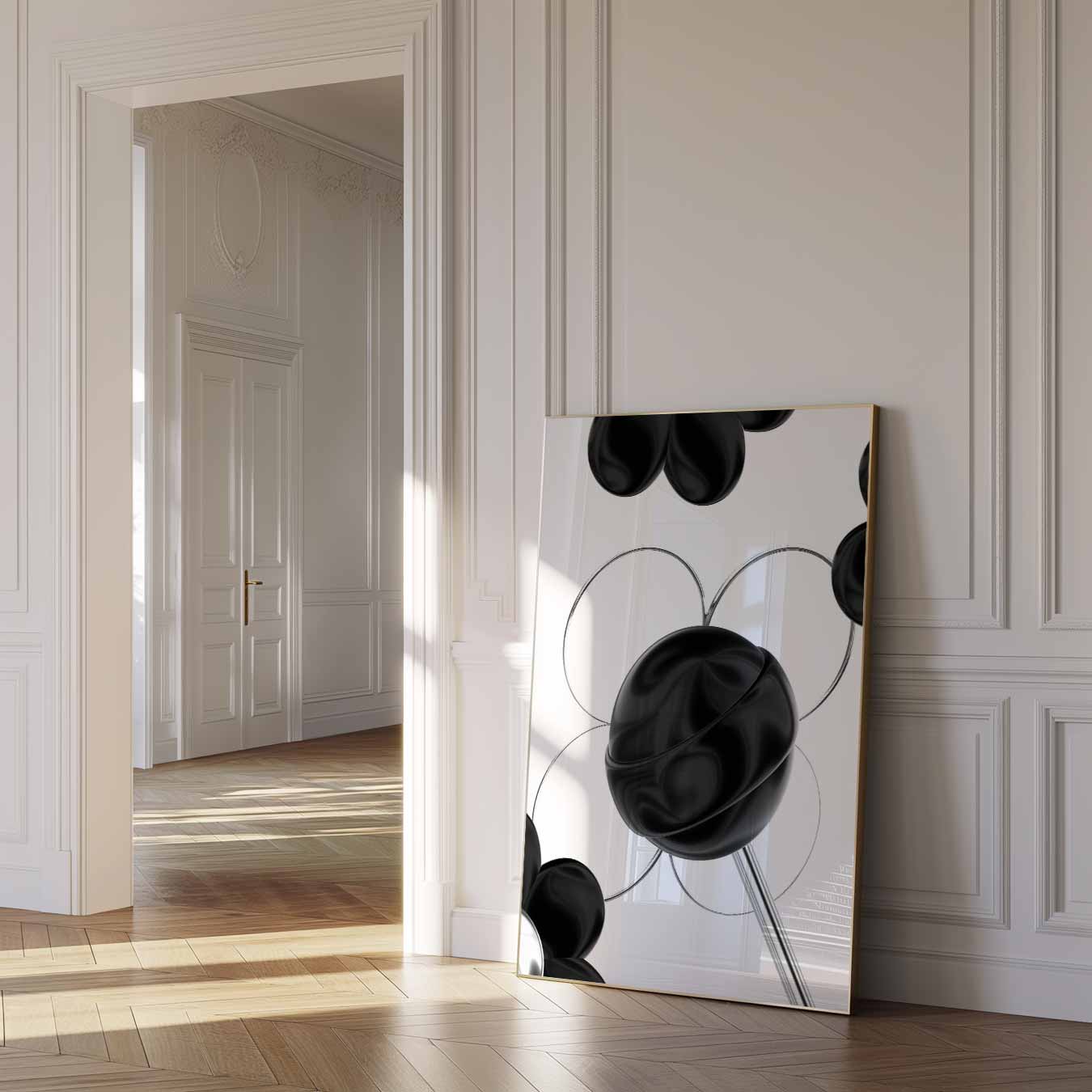 Modern Minimalistische Bloemenposter