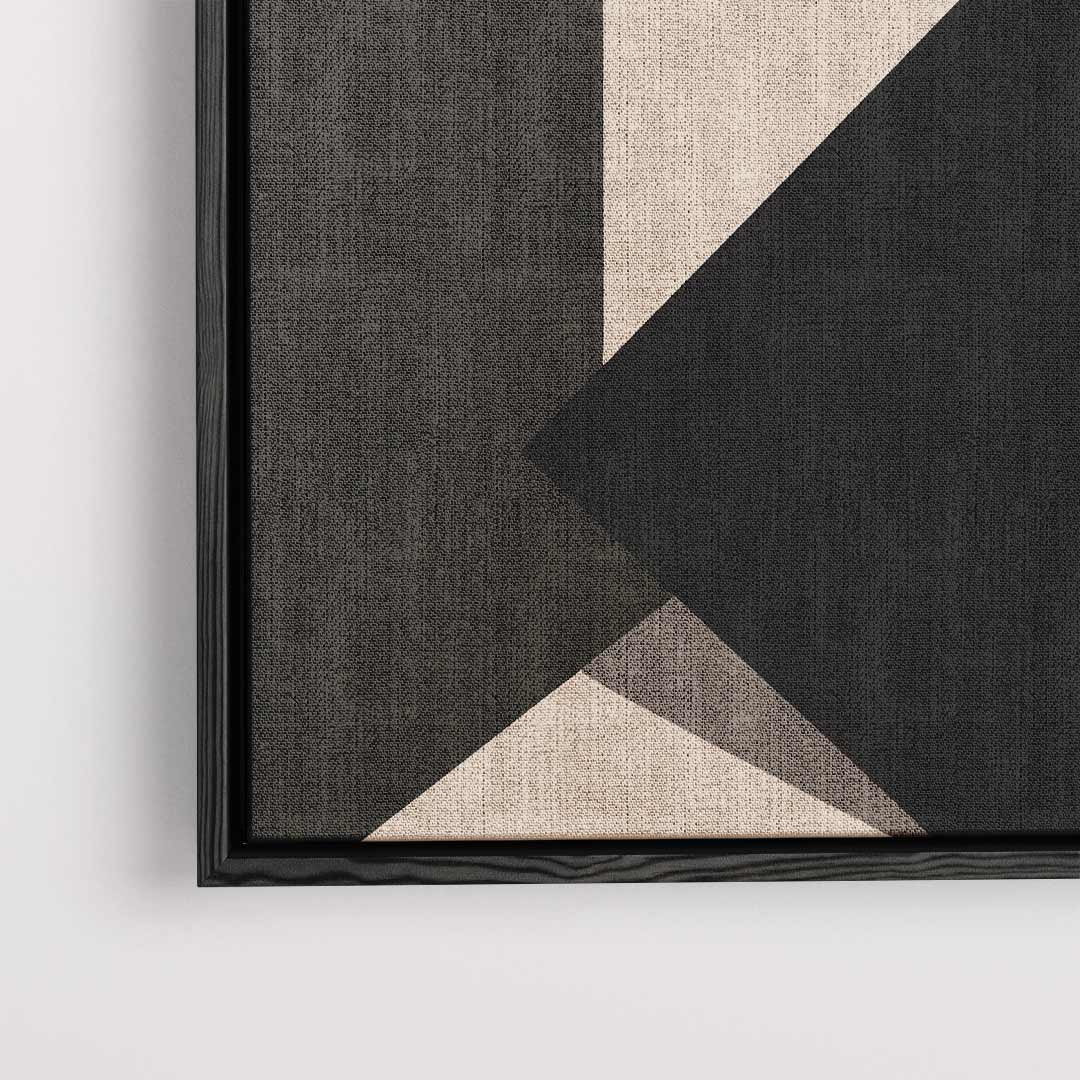 Abstracte Geometrische Compositie Kunstwerk-canvas-dibond-plexiglas-wanddecoratie-WallArtistic