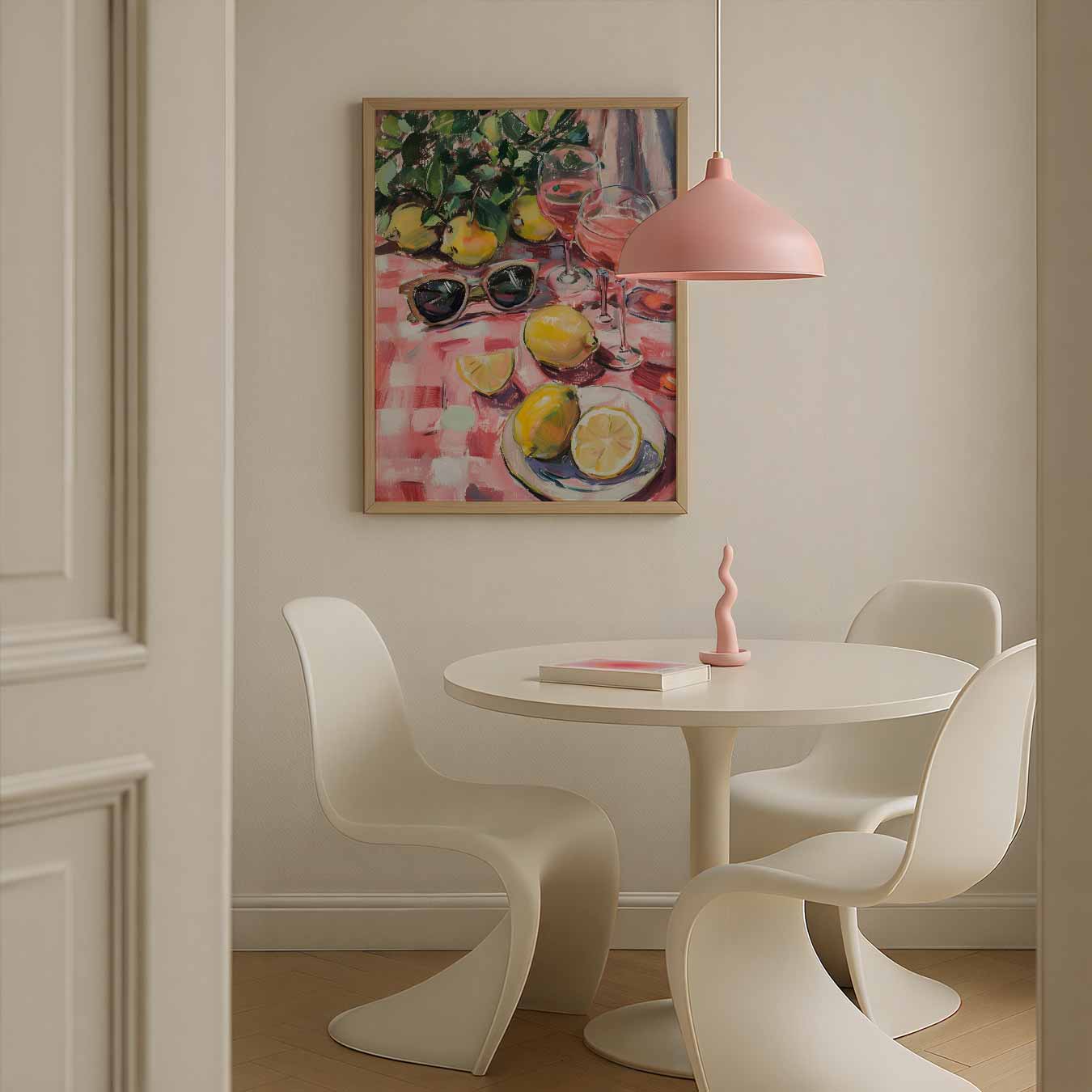 Zomerse Picknick Tafereel Poster-WallArtistic