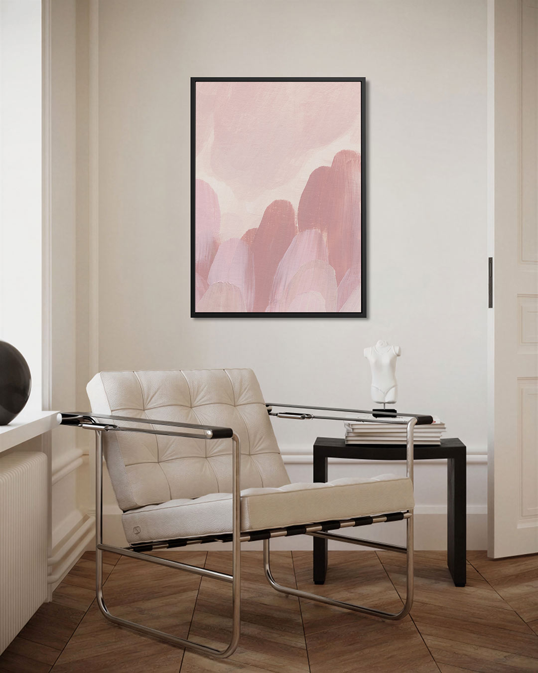 Zachte kleurencompositie Kunstwerk